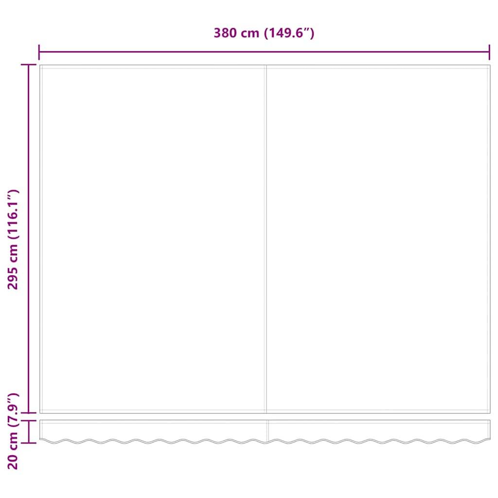 VidaXL Einziehbare markise