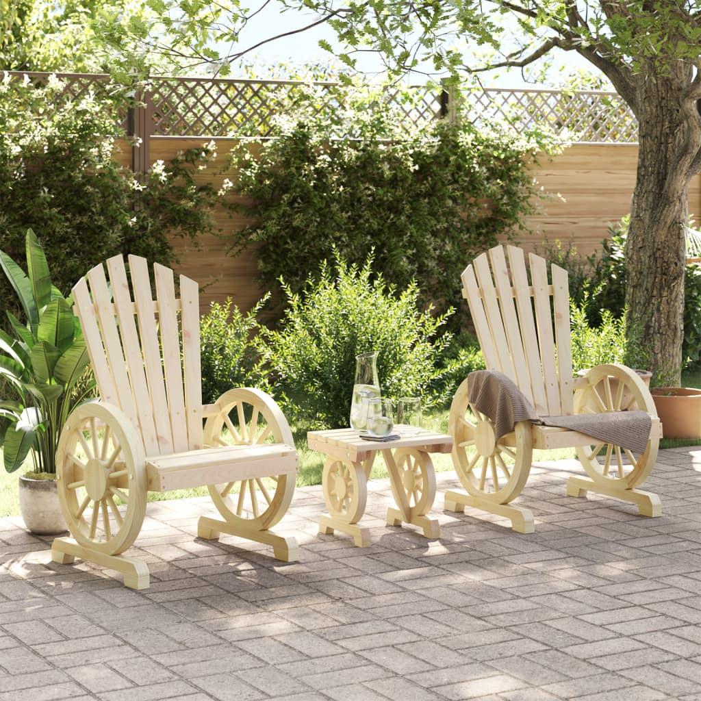 VidaXL Garten lounge set holz