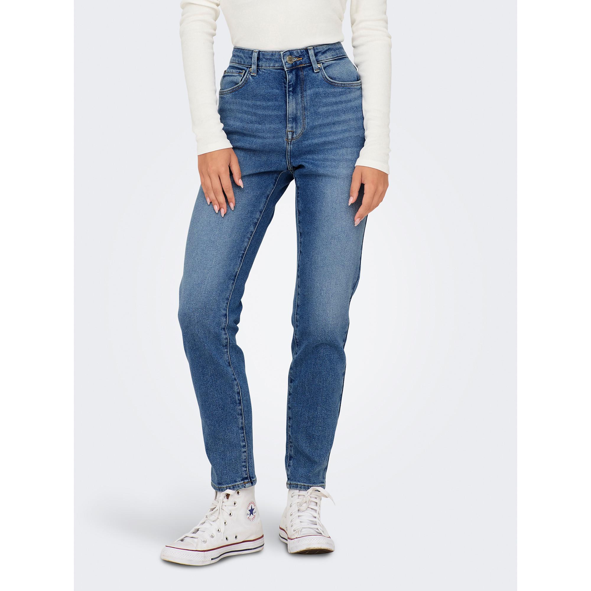 ONLY High Waist Straight Leg Jeans