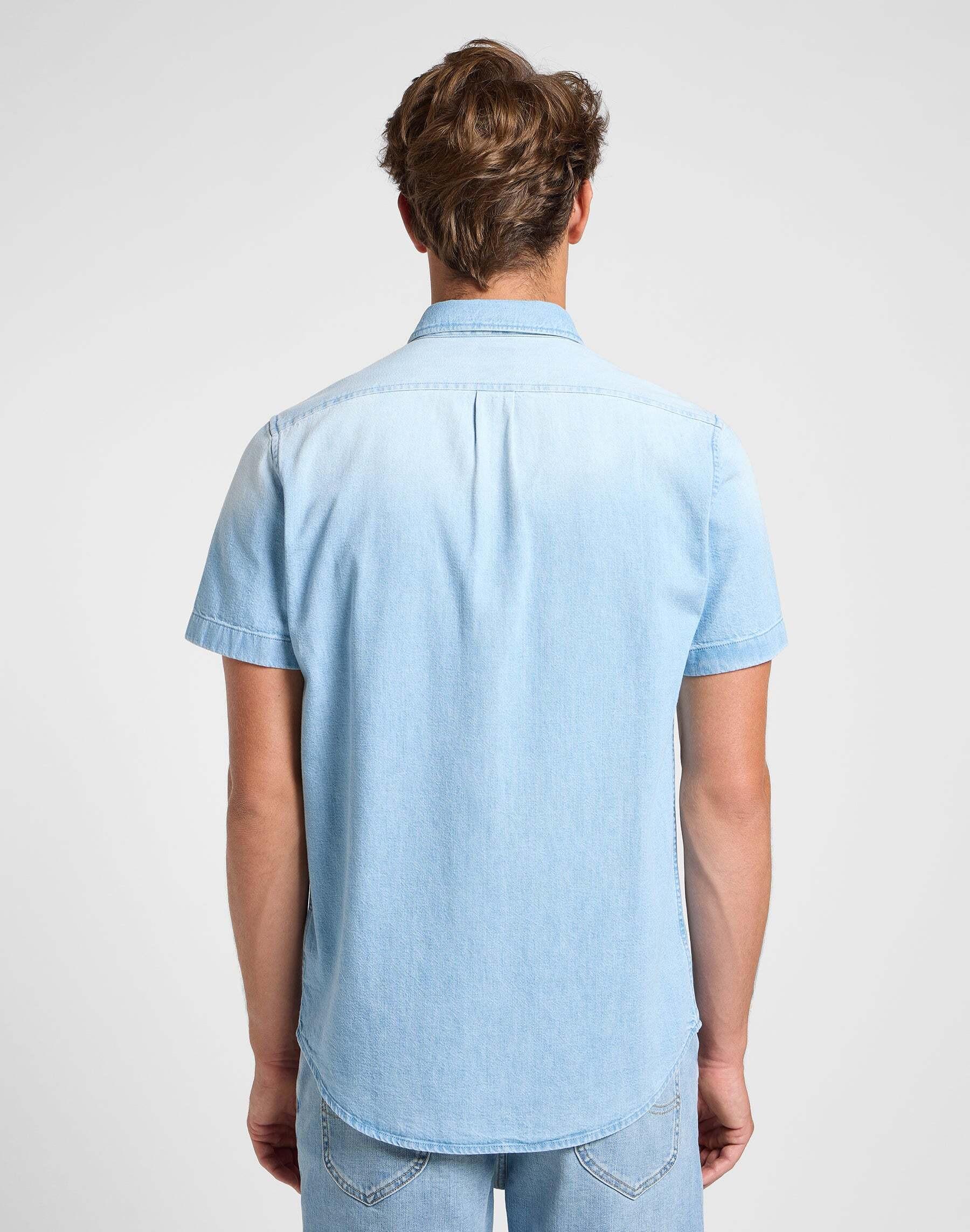 Lee Button Down Kurzarm Jeanshemd