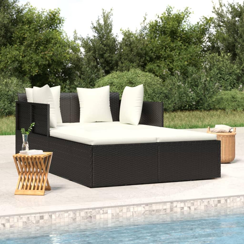 VidaXL Sonnenliege poly-rattan