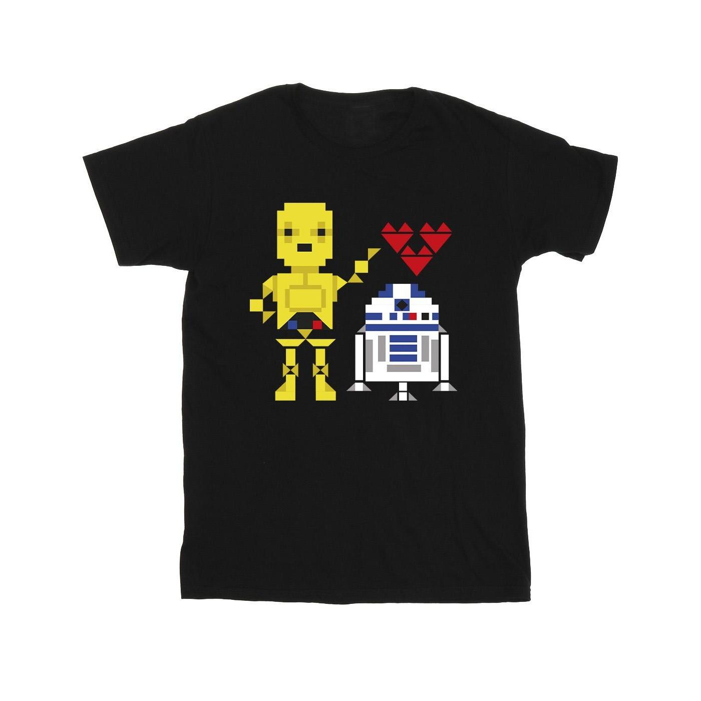 STAR WARS Star Wars Pixelated Droids Grafikdruck T-Shirt