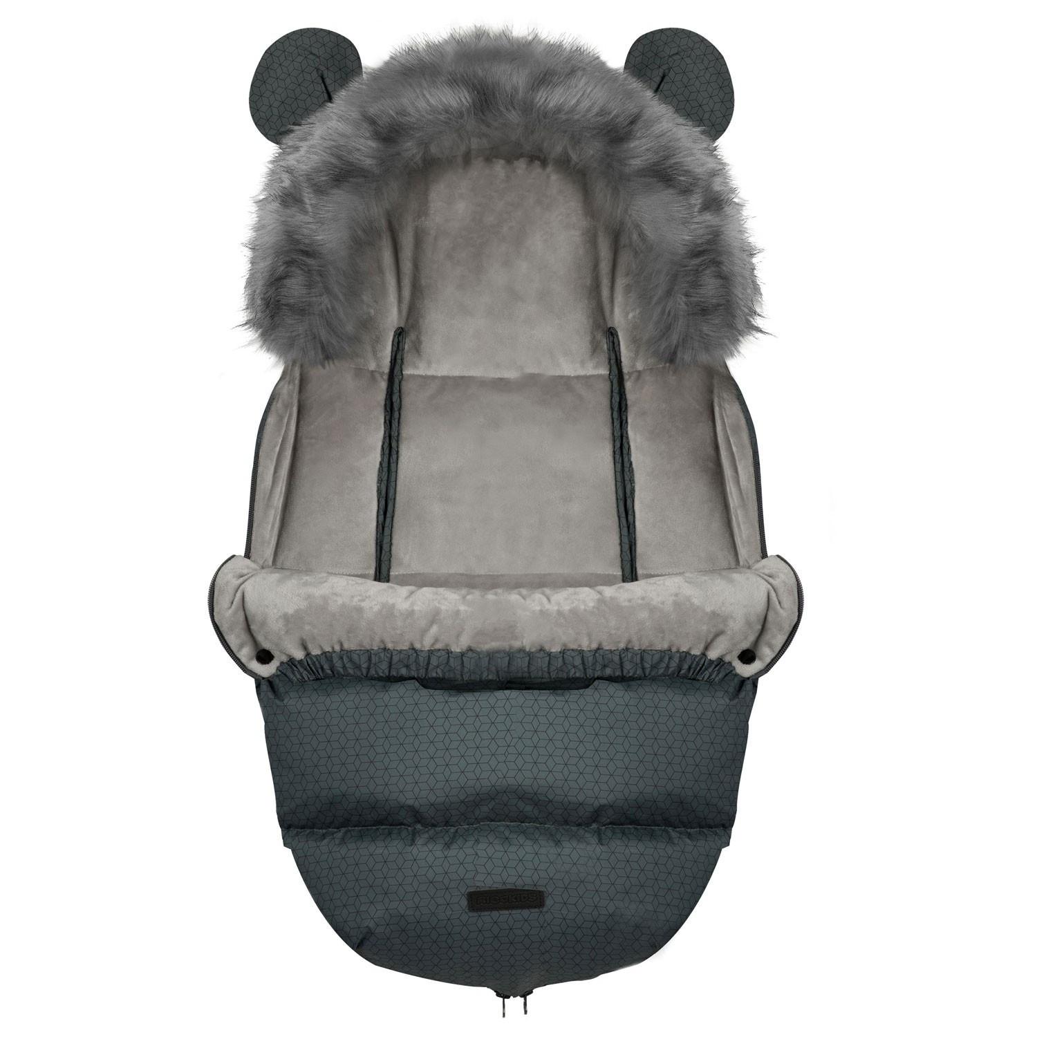 B2X Elmi Ricokids Schlafsack für Kinderwagen und Schlitten – Graphit