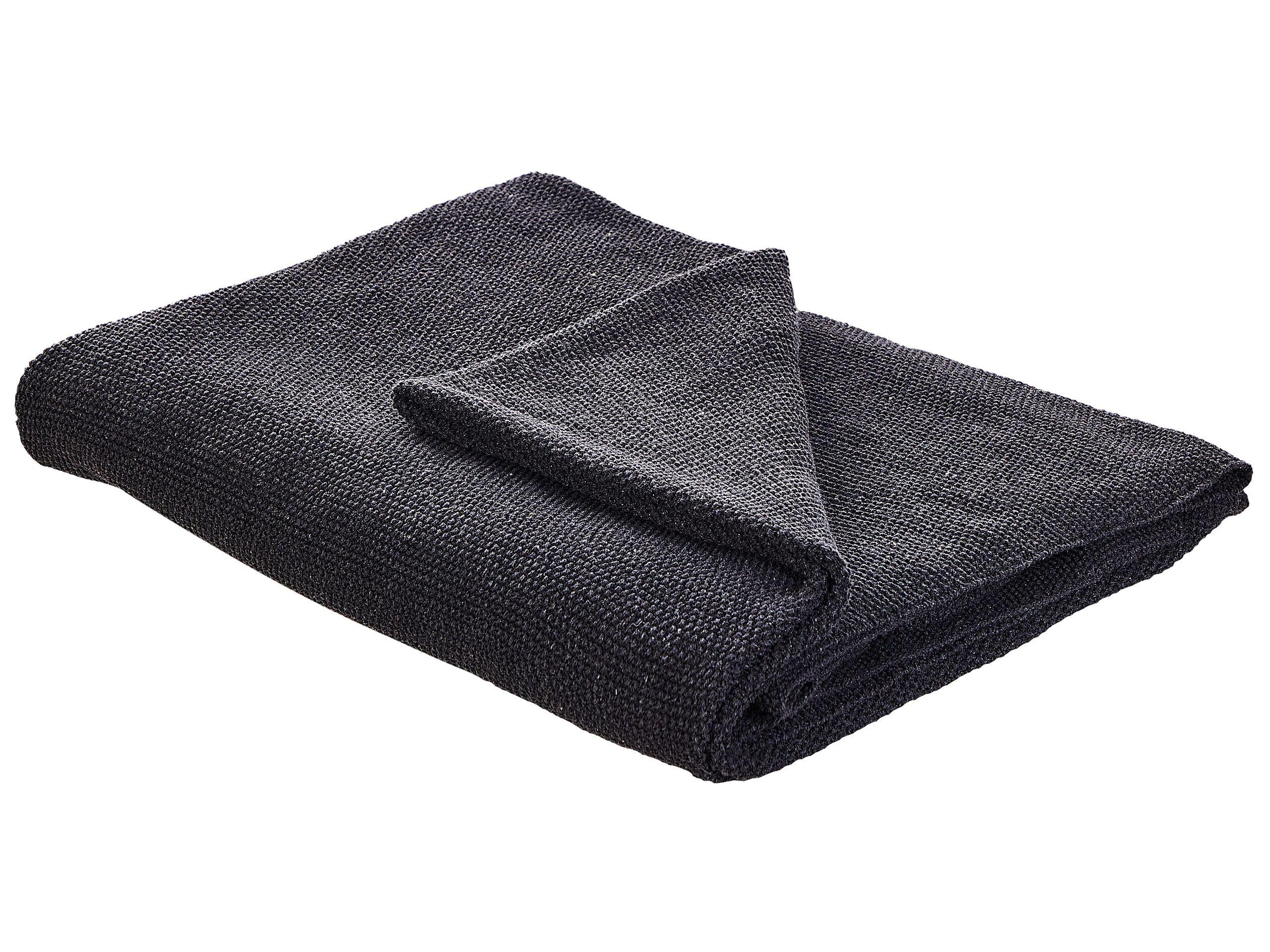 Beliani Kuscheldecke aus Baumwolle Boho ASAKA