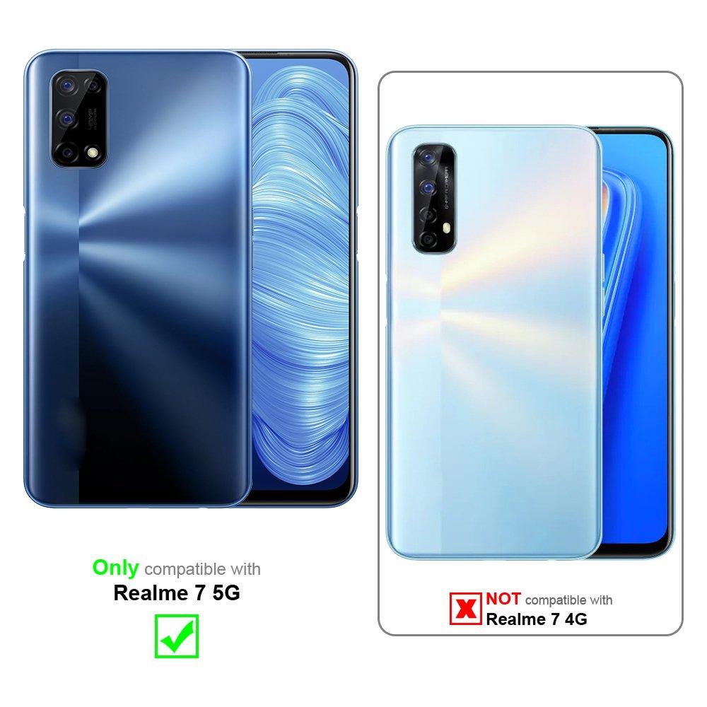Cadorabo Hülle für Realme 7 5G Magnetverschluss, Kartenfach