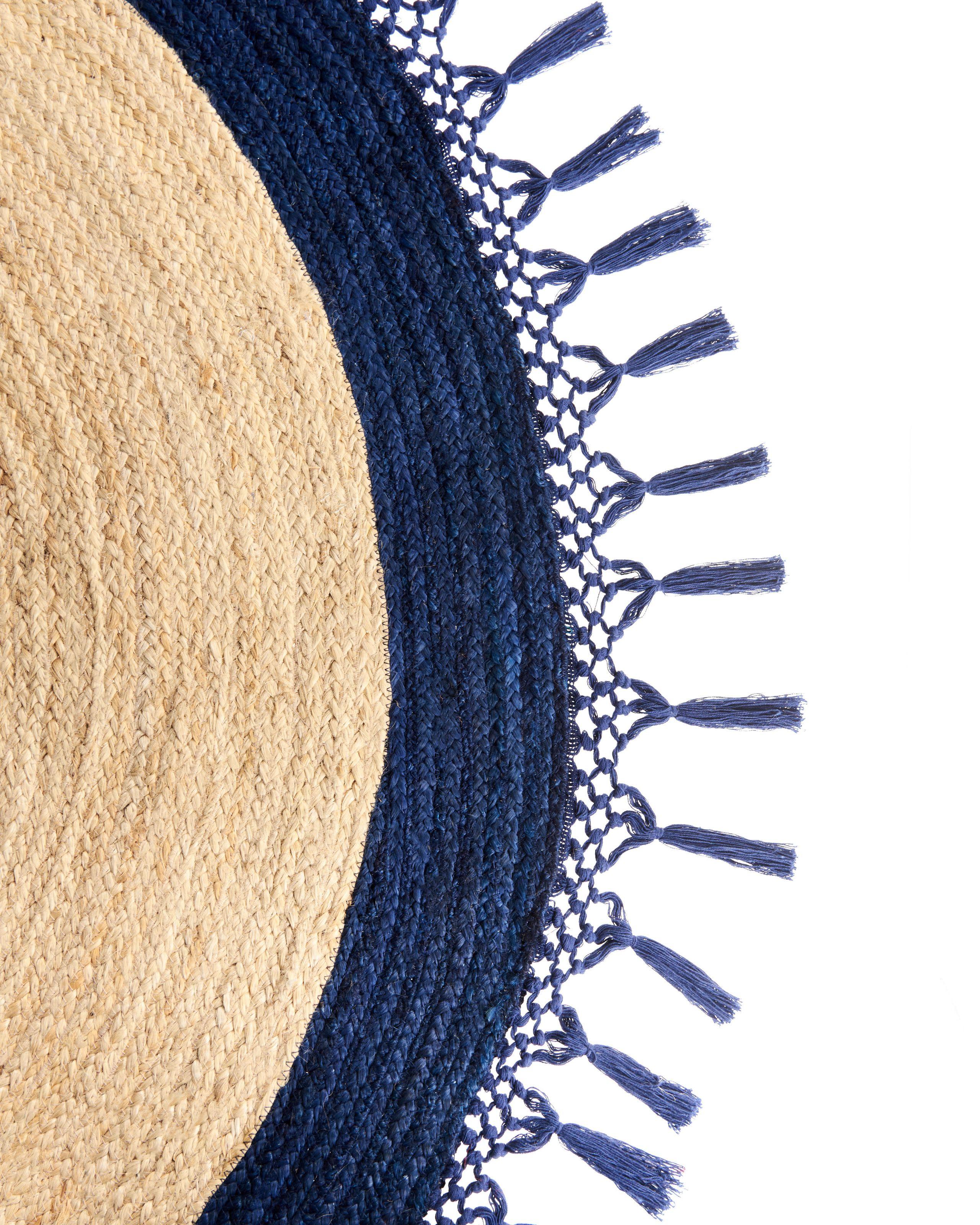 Beliani Teppich aus Jute Boho MARTS
