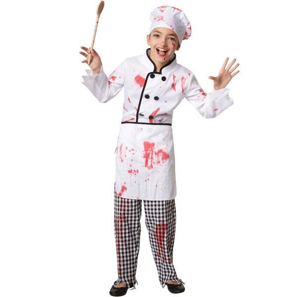 Tectake Mädchenkostüm Gruselige Köchin