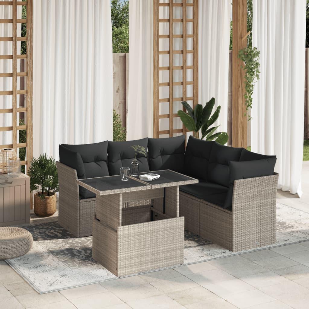 VidaXL Garten sofagarnitur poly-rattan