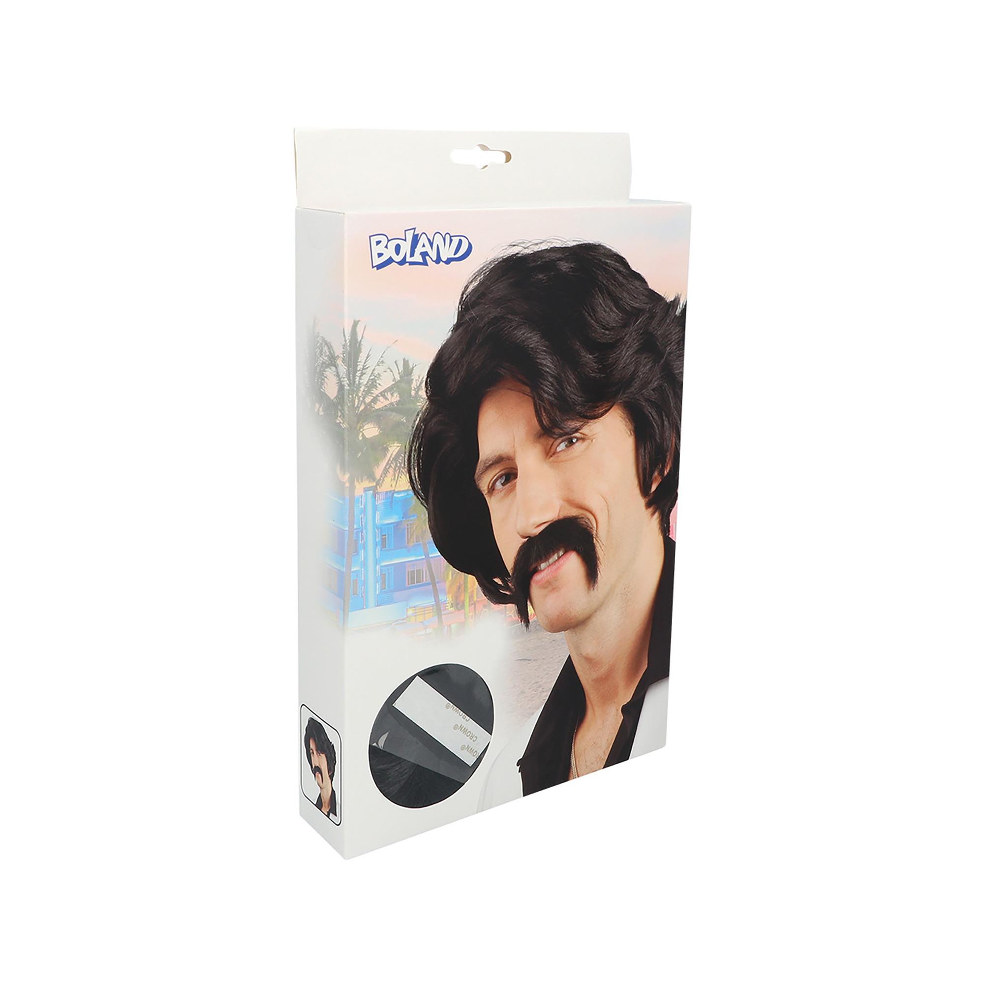 BOLAND Perücke & Schnurrbart Chuck