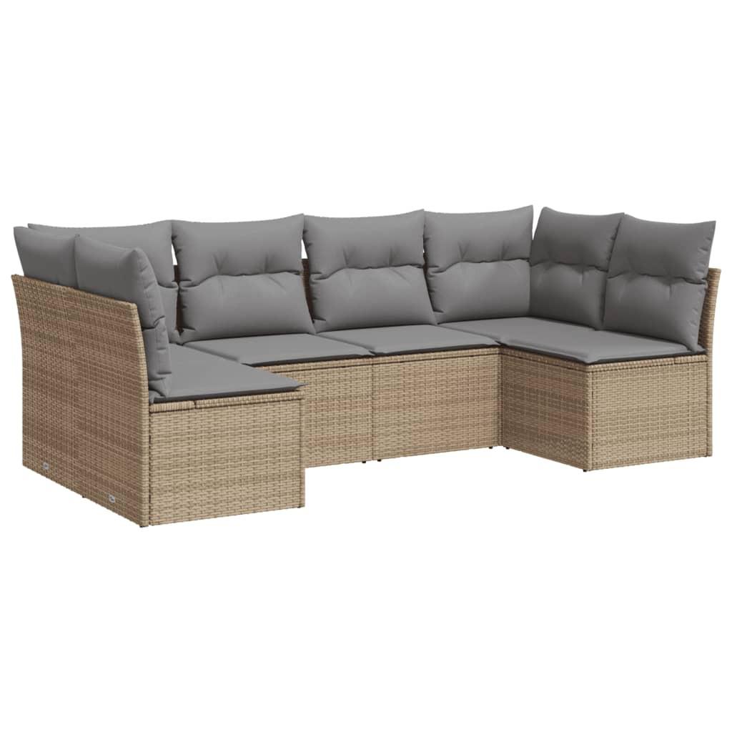 VidaXL Garten sofagarnitur poly-rattan