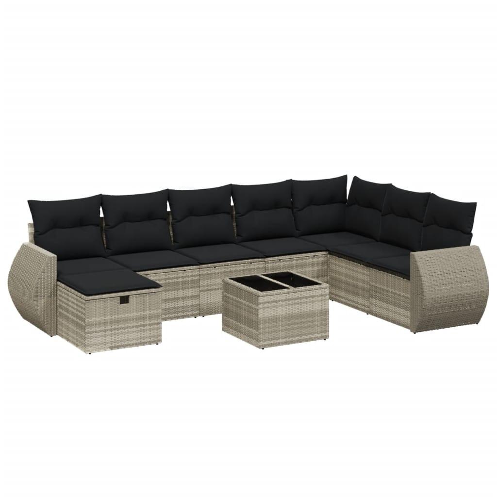 VidaXL Garten sofagarnitur poly-rattan