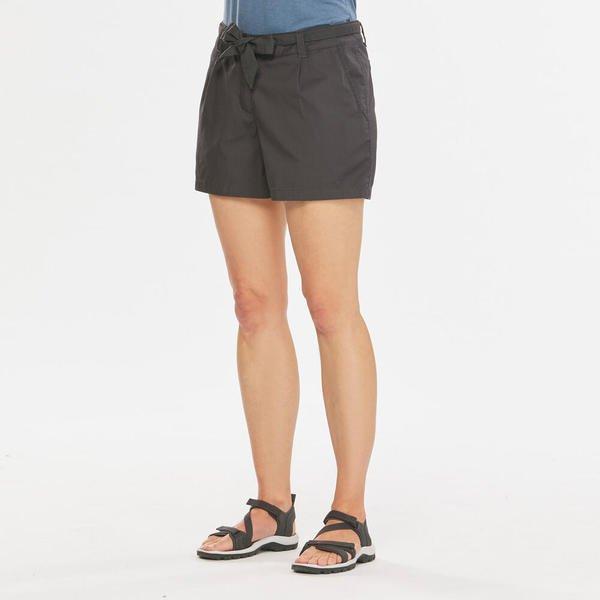 QUECHUA Wandershorts Naturwandern NH100 Damen grau