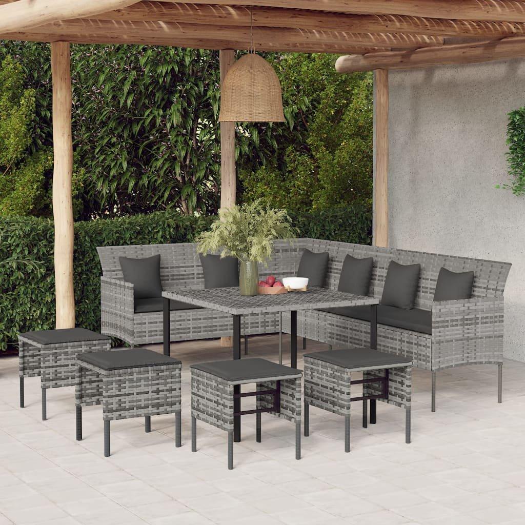 VidaXL Garten-essgruppe poly-rattan