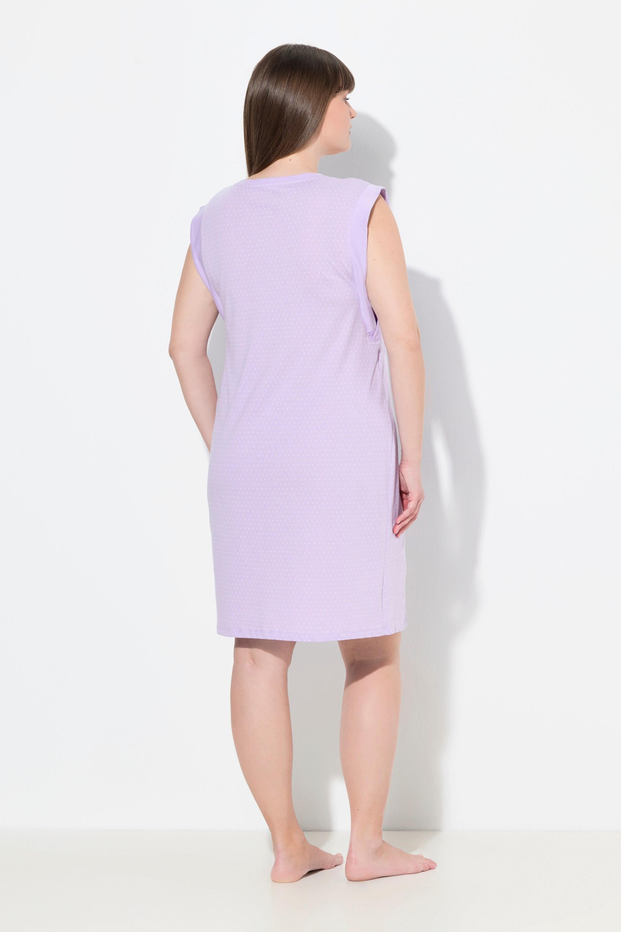 Ulla Popken Longshirt, bedruckt, Rundhals, ärmellos