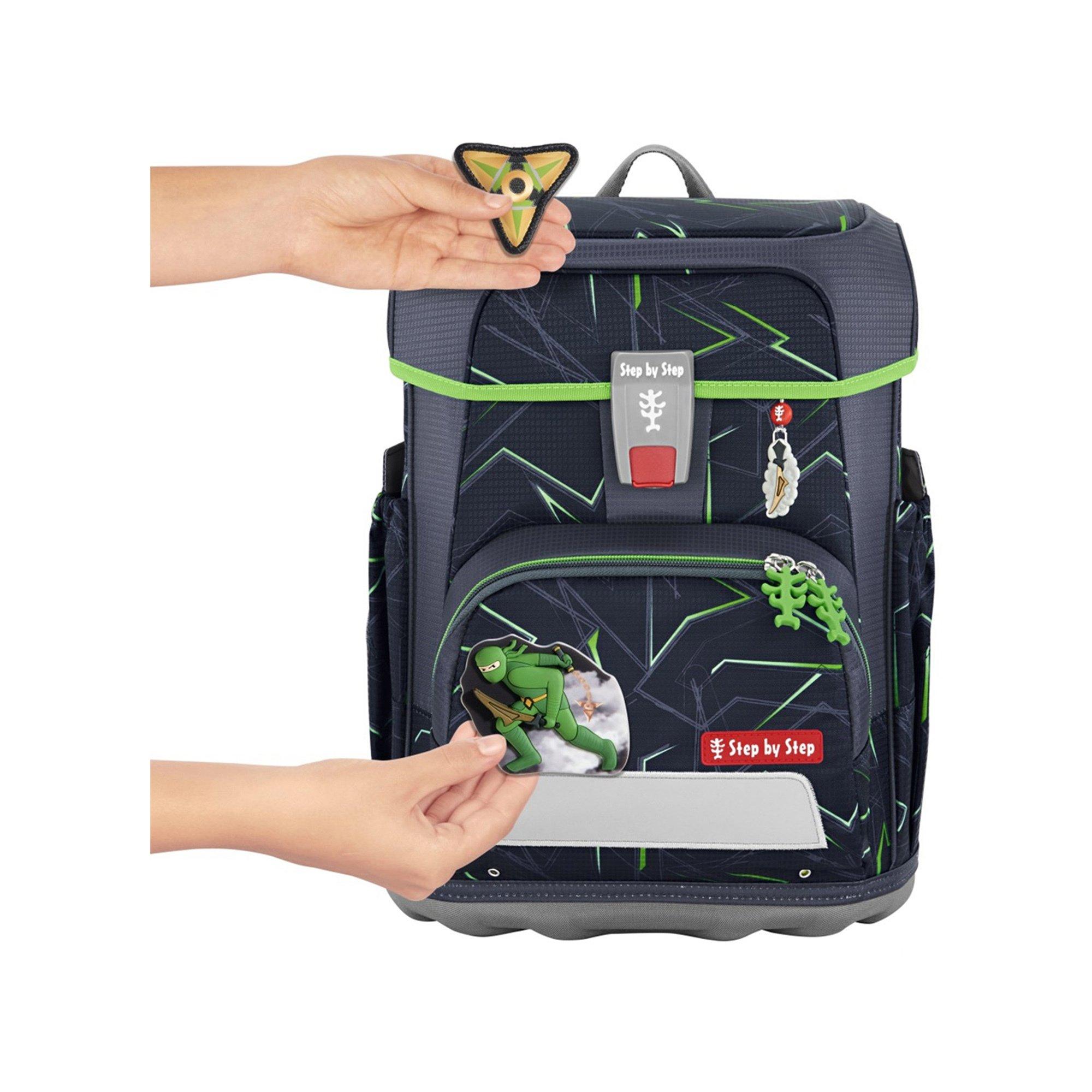 Step by Step Schulrucksack-Set, 6-teilig Ninja Kimo