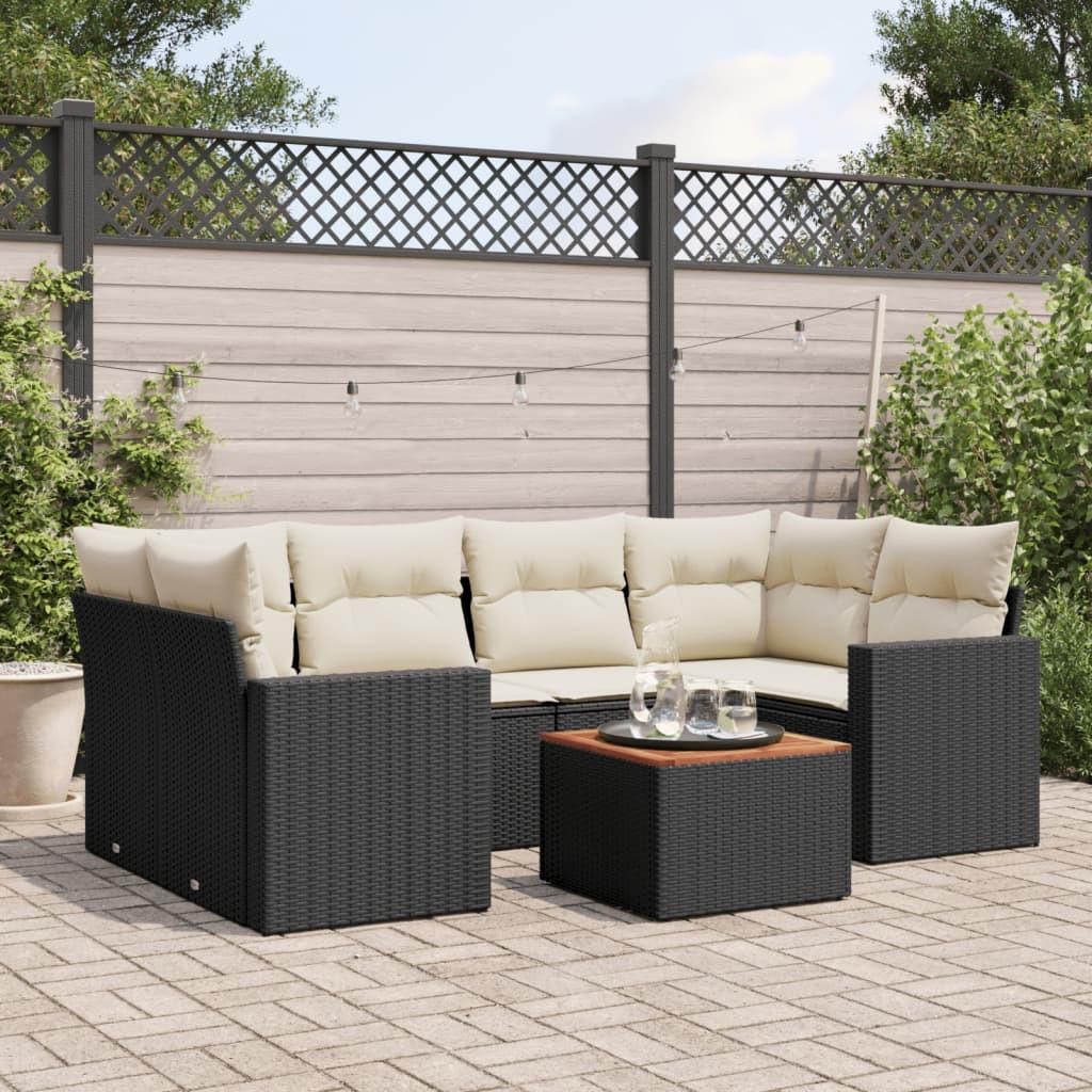 VidaXL Garten sofagarnitur poly-rattan