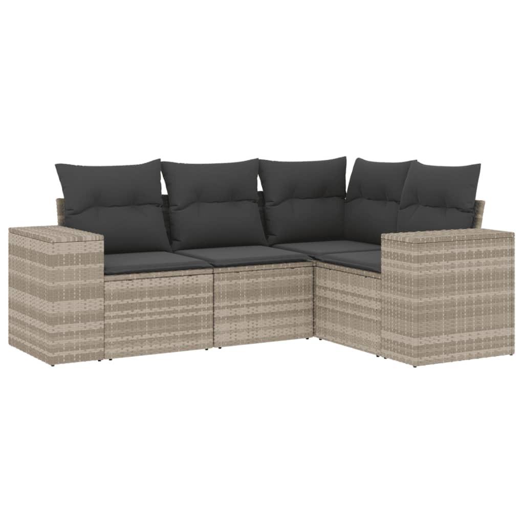 VidaXL Garten sofagarnitur poly-rattan