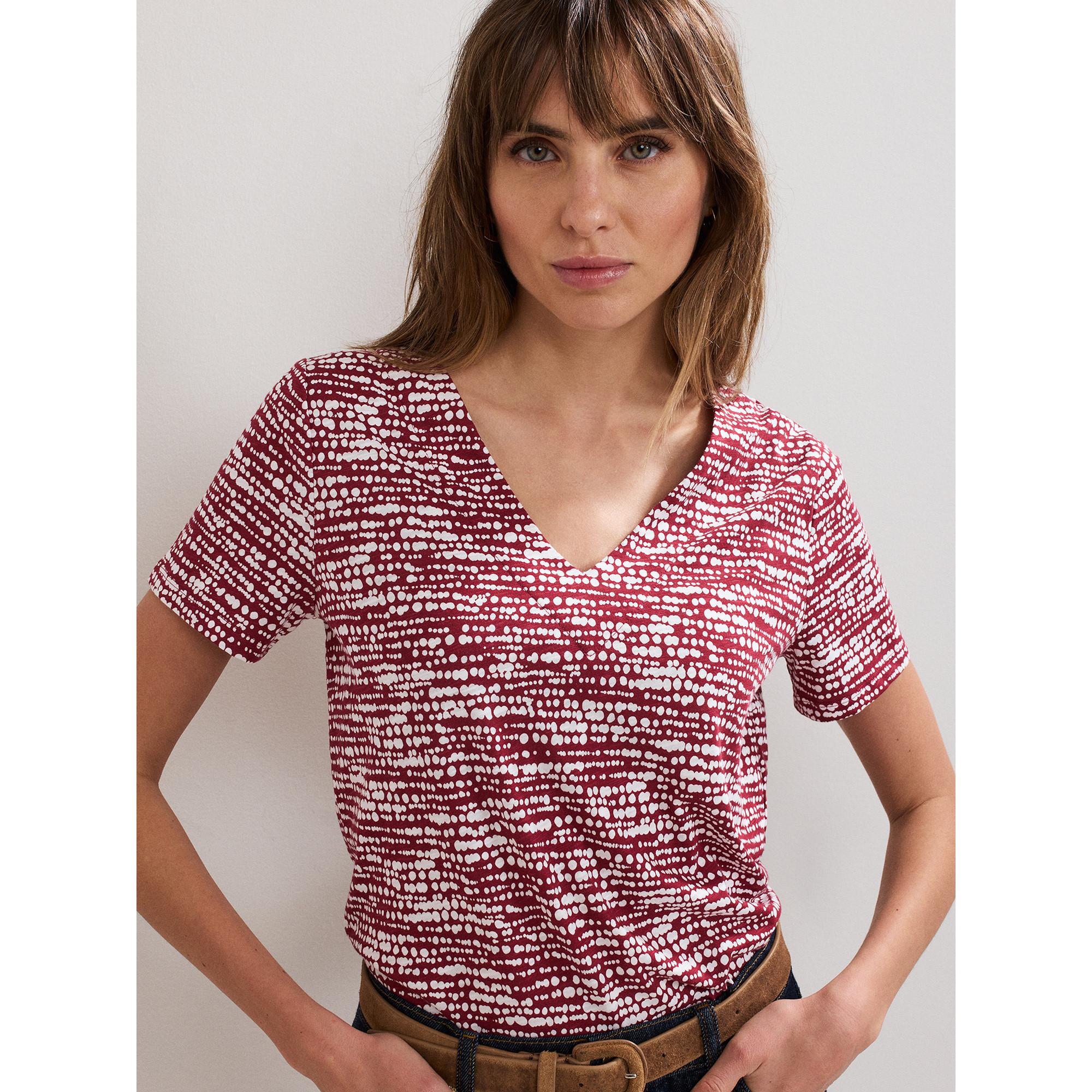 Phase Eight Bedrucktes Kurzarm Top