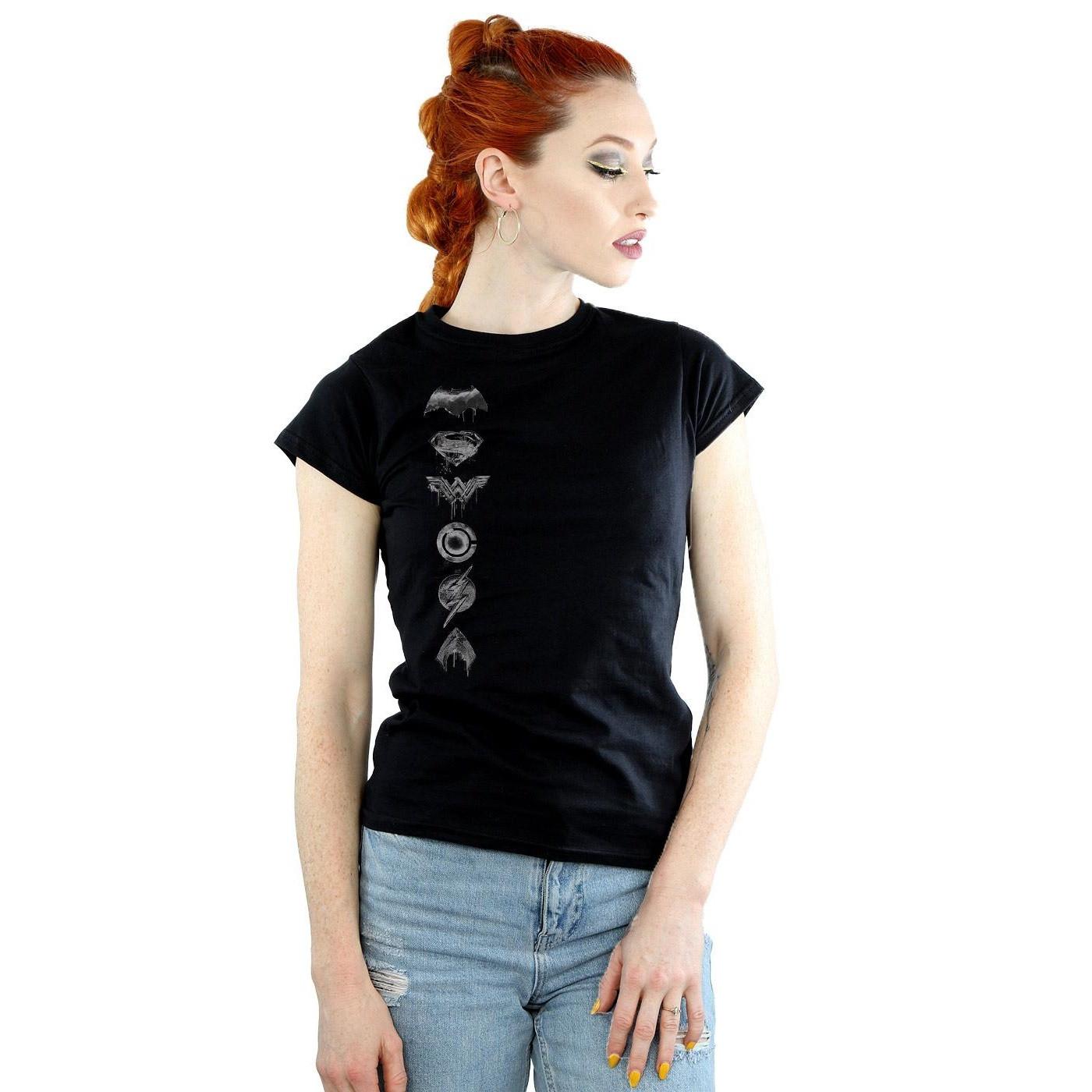 Justice League Justice League Stacked Logo T-Shirt