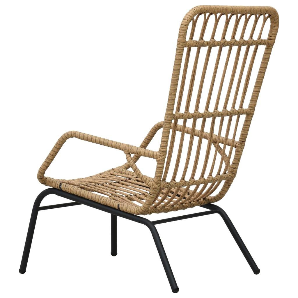 VidaXL Gartenstuhl poly-rattan