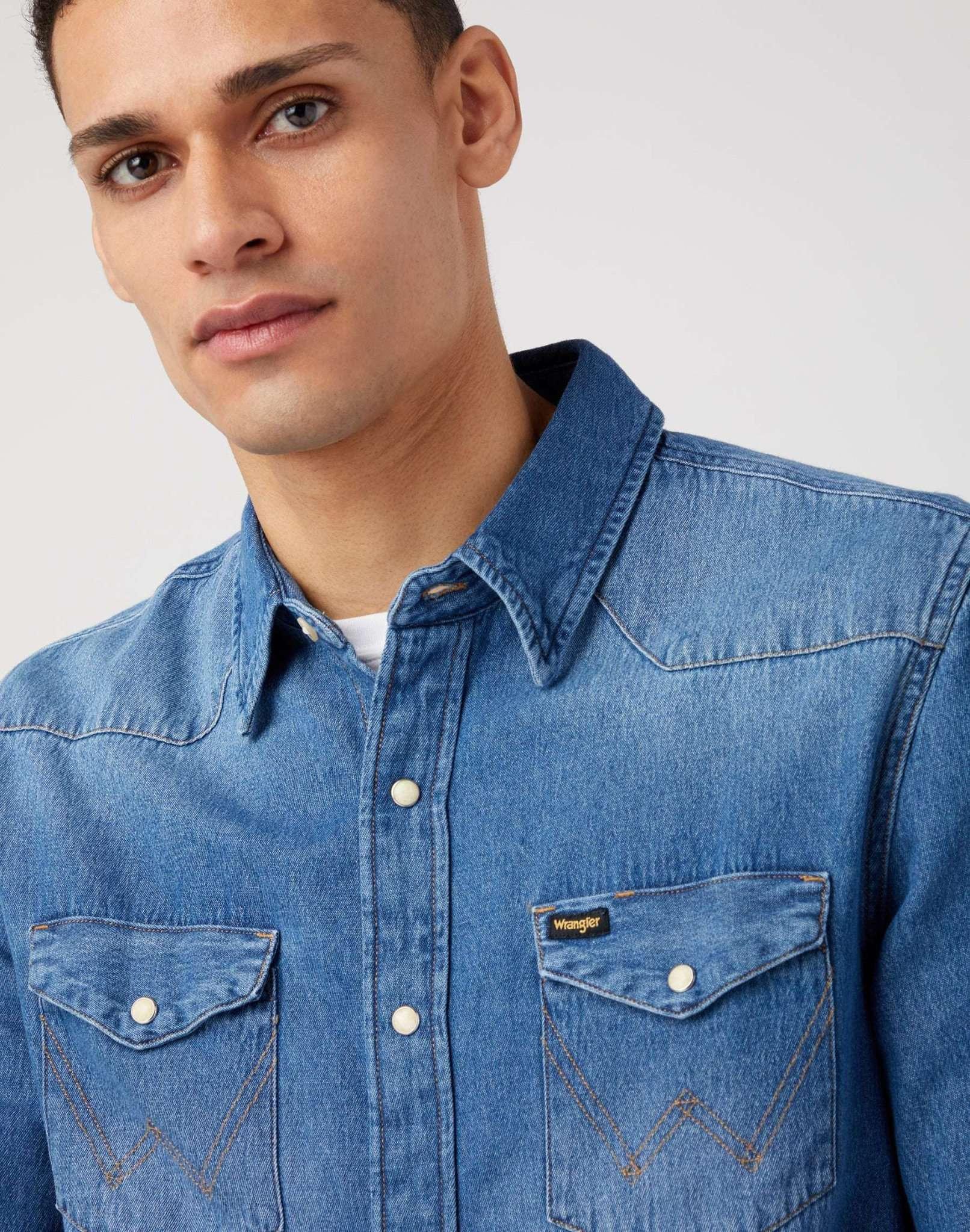 Wrangler 27MW ICON SHIRT Regular Fit Jeanshemd