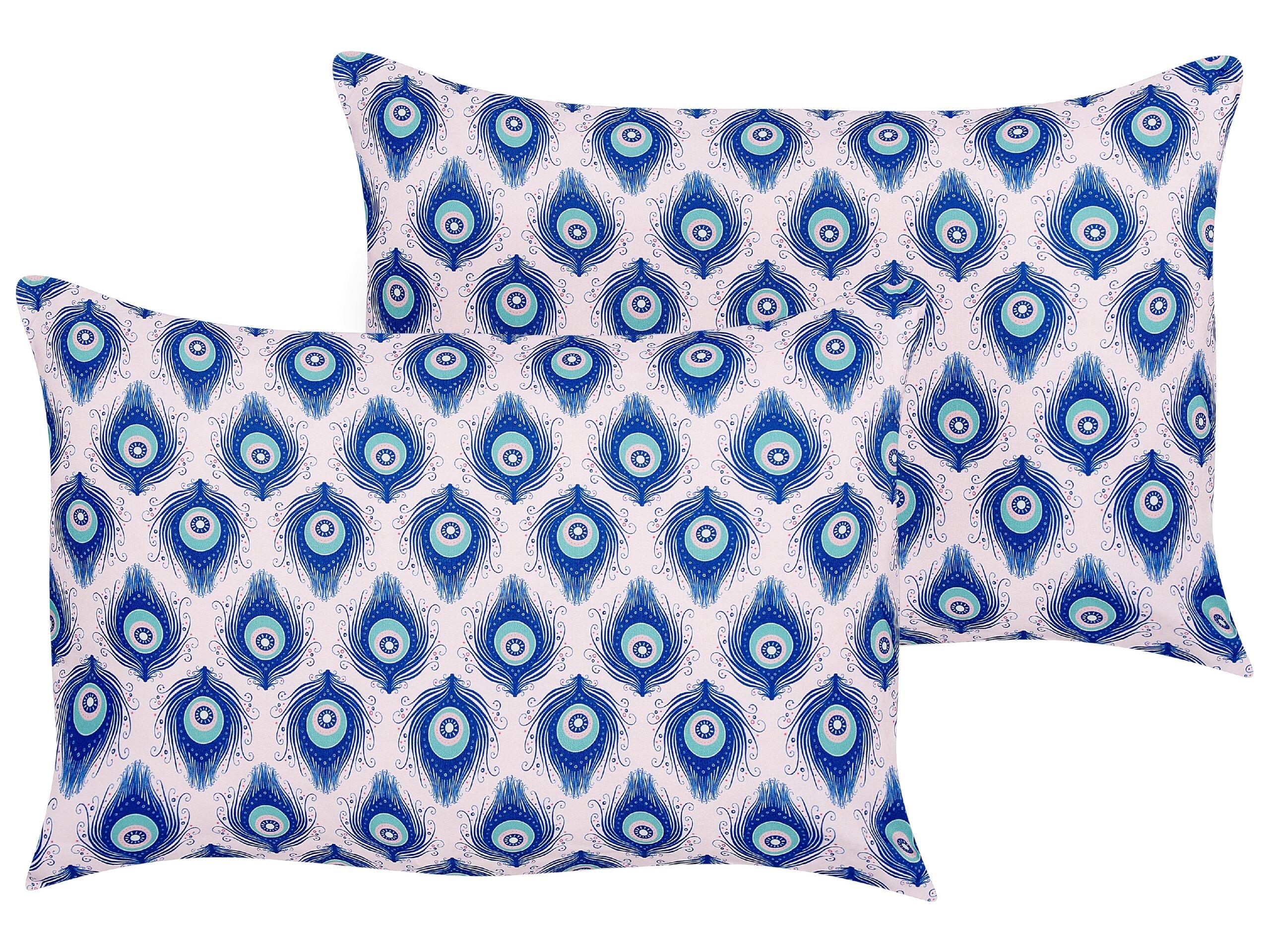 Beliani Gartenkissen 2er Set aus Polyester Modern CERIANA
