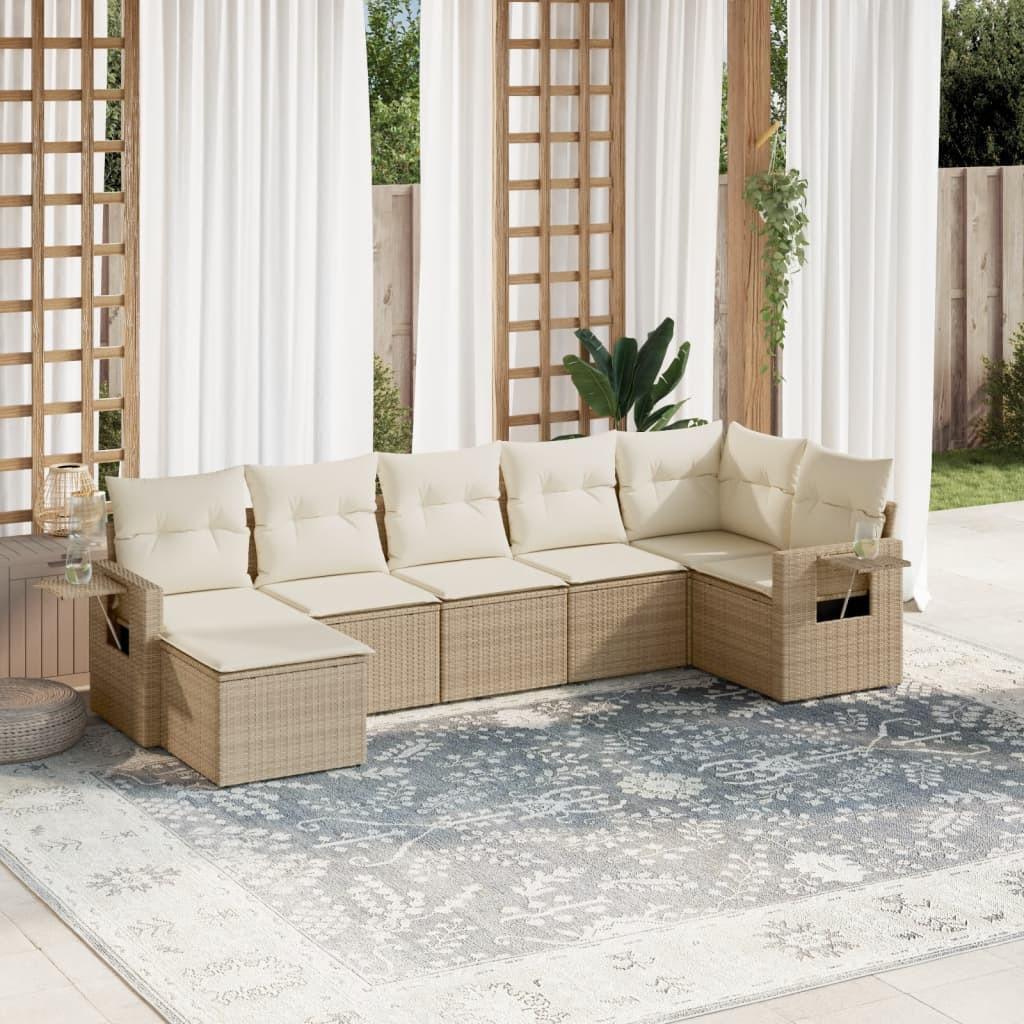 VidaXL Garten sofagarnitur poly-rattan