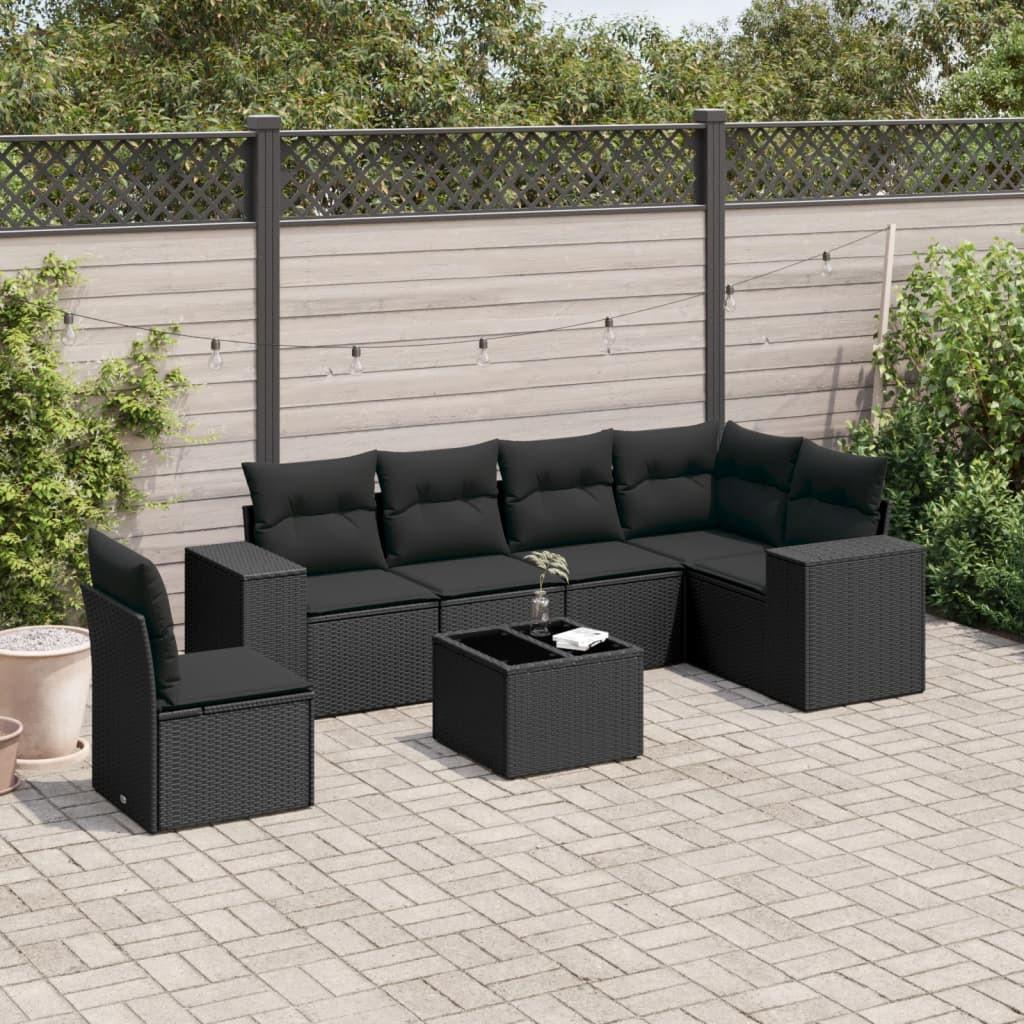 VidaXL Garten sofagarnitur poly-rattan