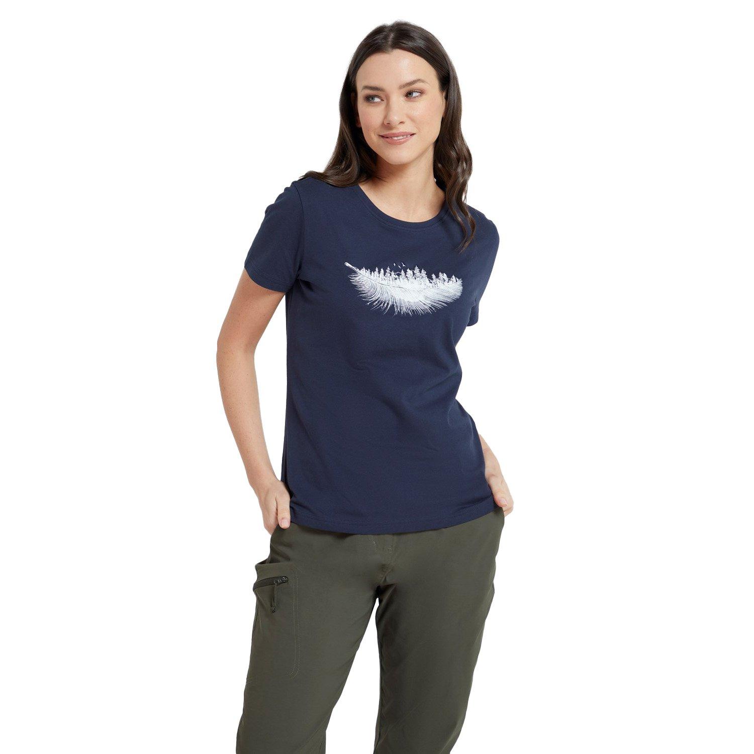 Mountain Warehouse T-Shirt mit Feder-Print