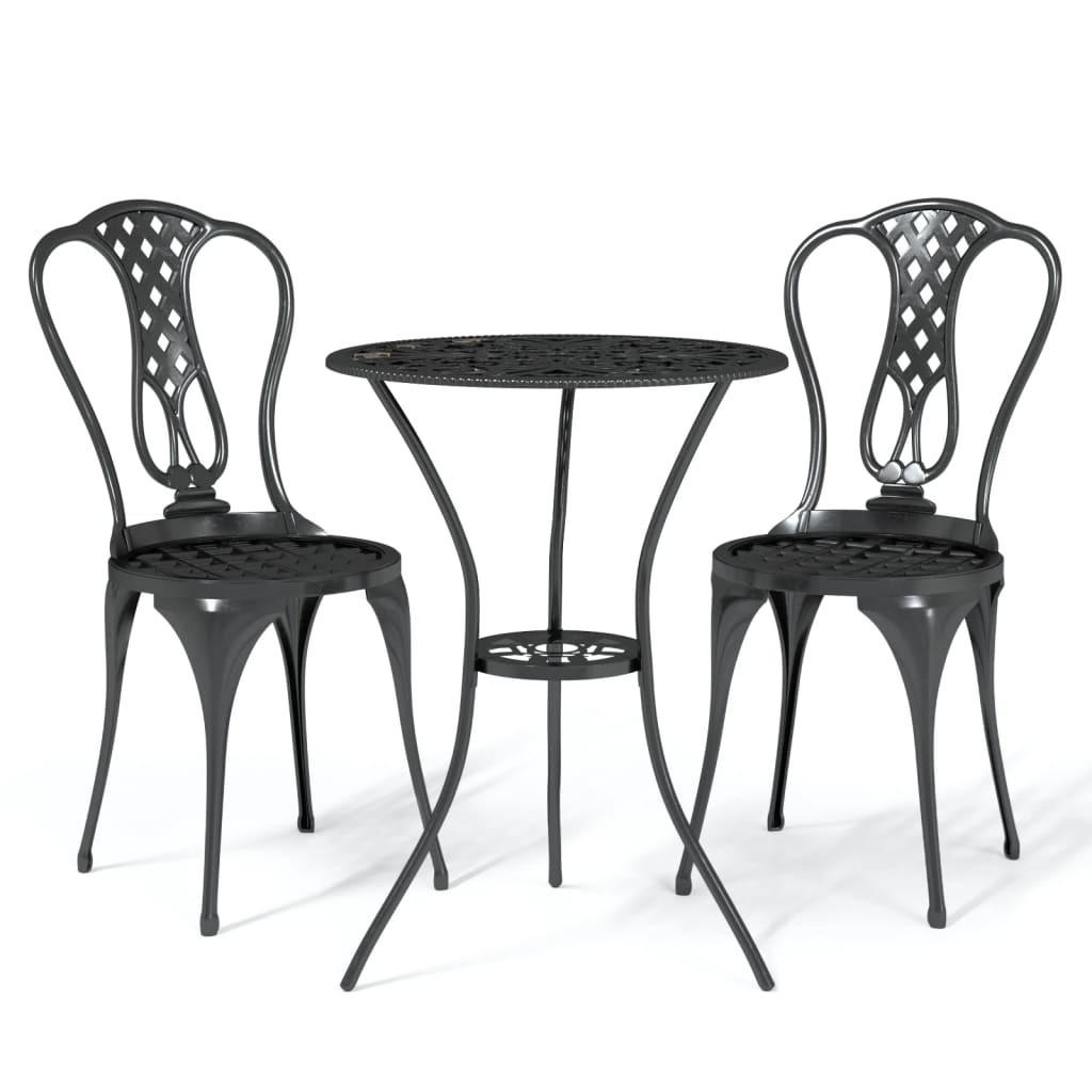 VidaXL Bistro-set aluminium