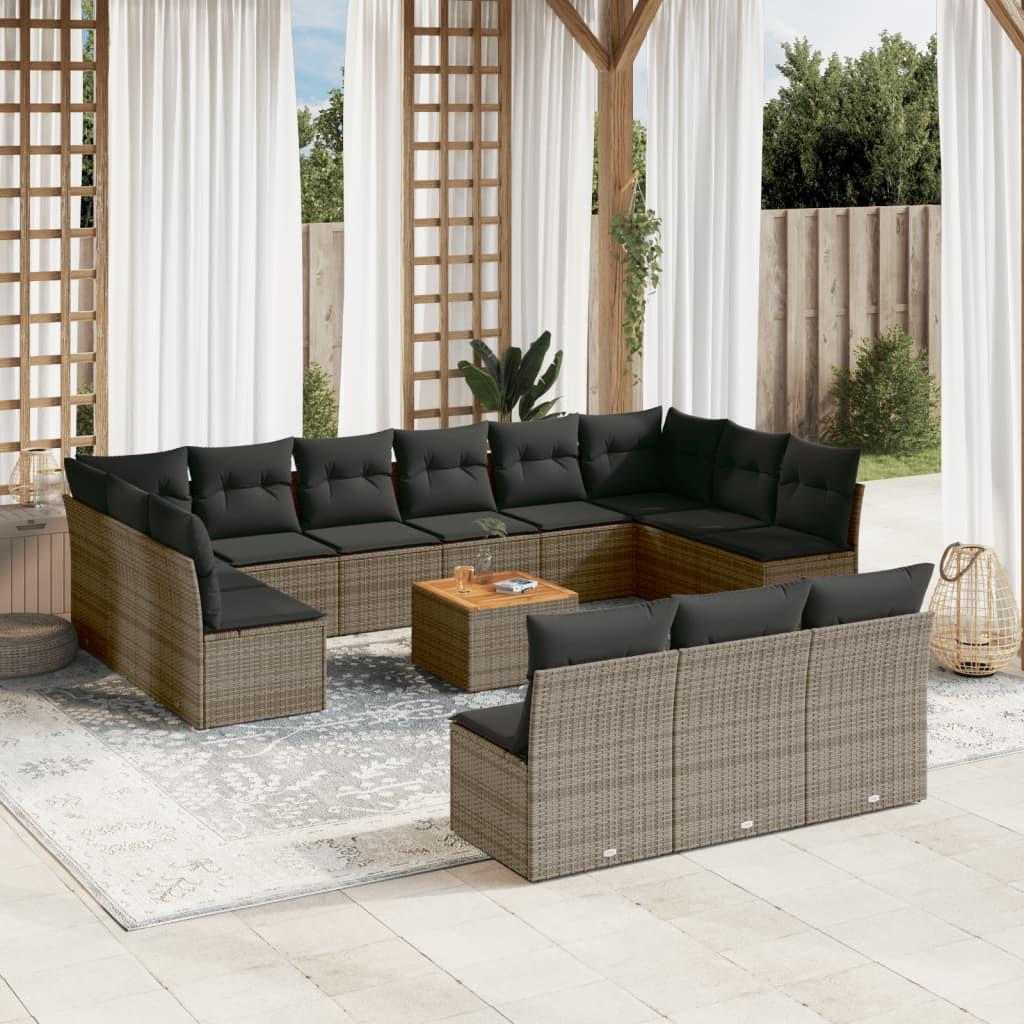 VidaXL Garten sofagarnitur poly-rattan