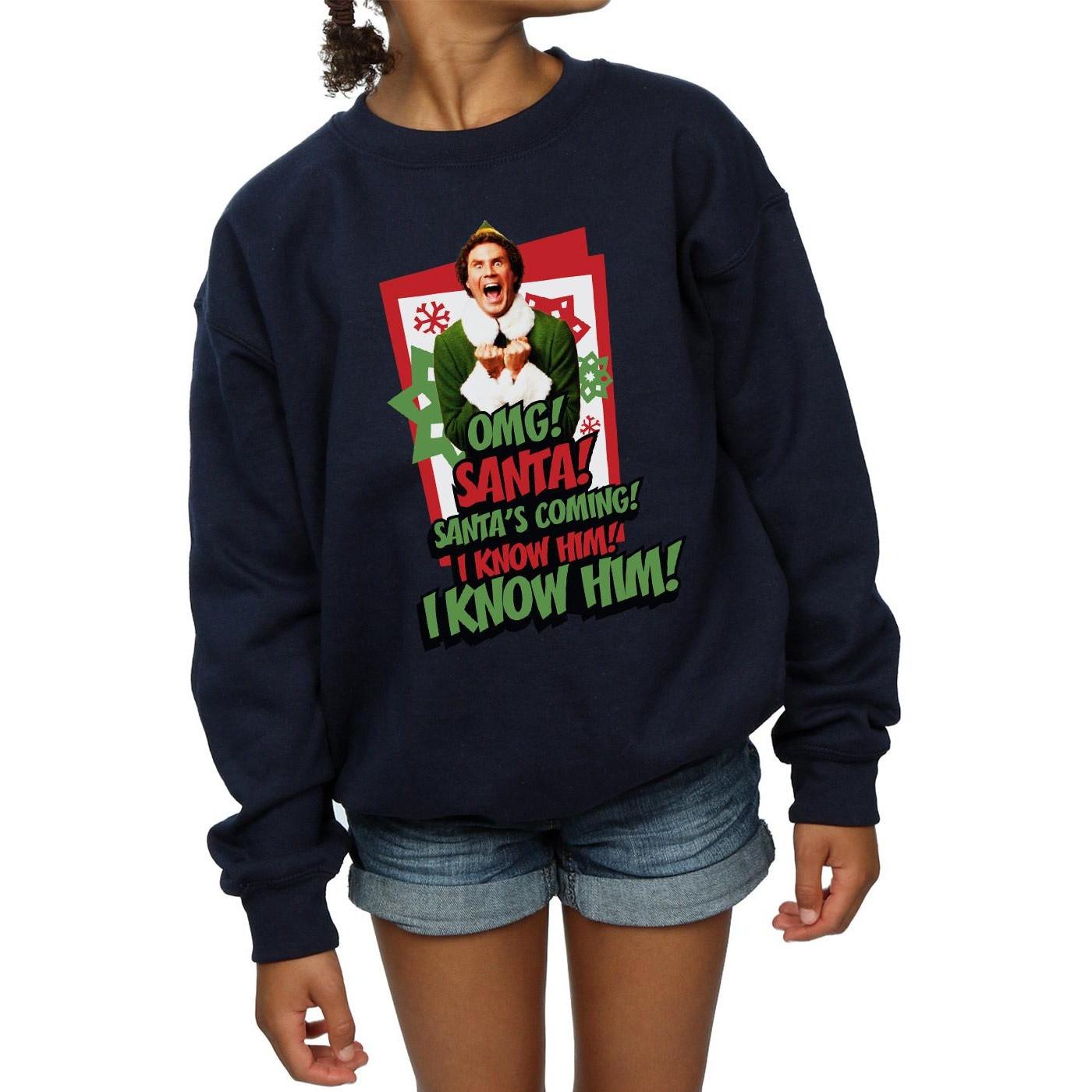 Elf OMG Santa Sweatshirt