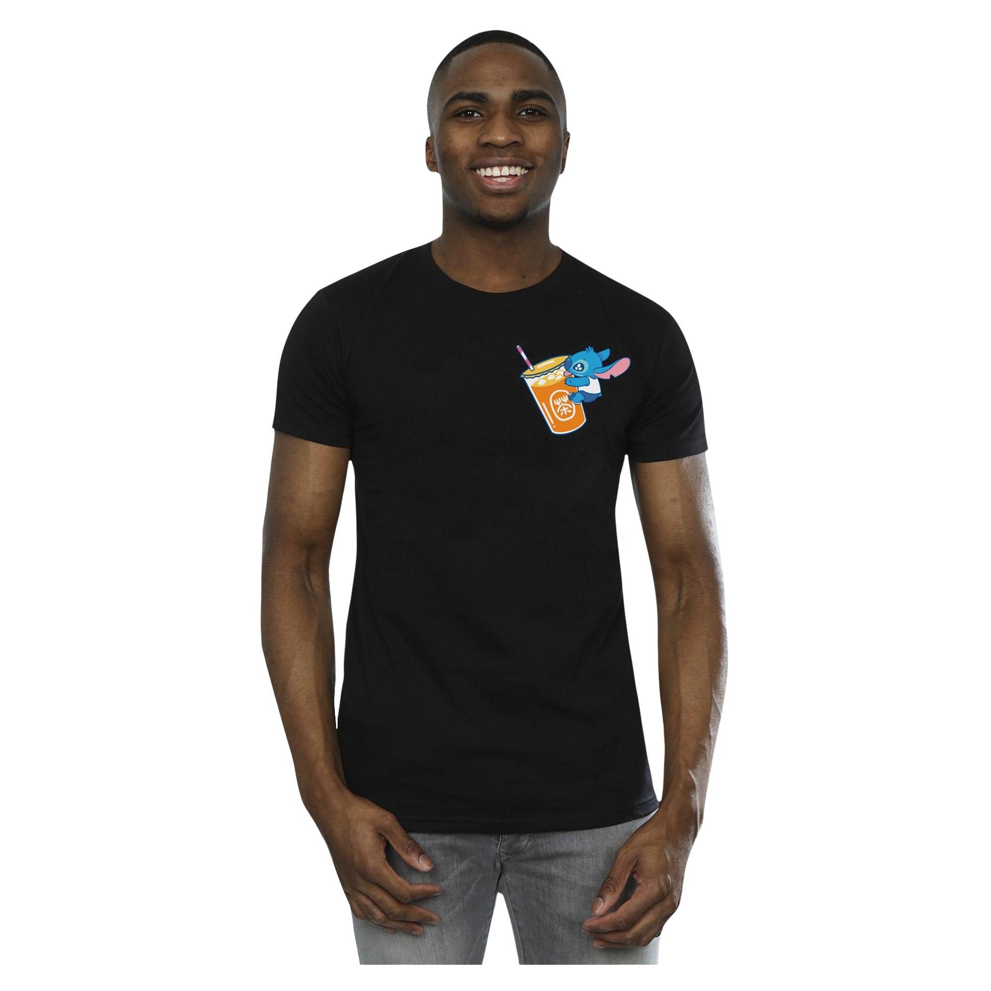 Disney Stitch Bubble Tea Grafikdruck T-Shirt