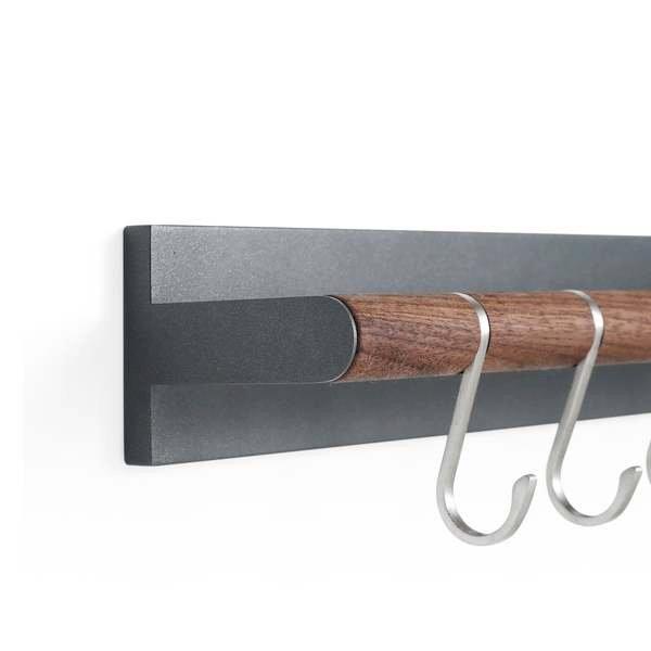 Forster Home Magnetischer Küchenutensilienhalter Walnuss