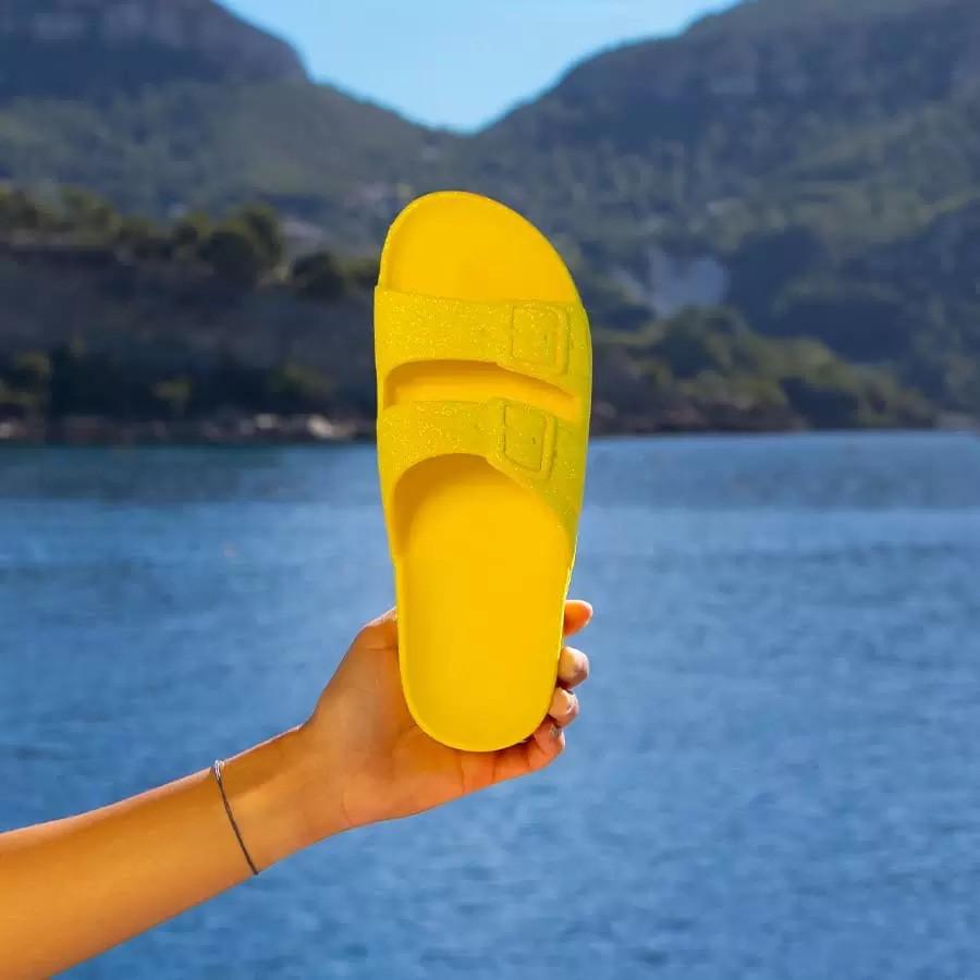 CACATOES kindersandalen neon