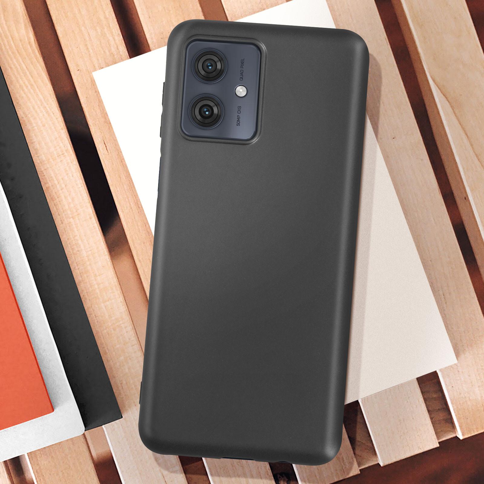 Avizar Handyhülle Motorola Moto G54 Schwarz