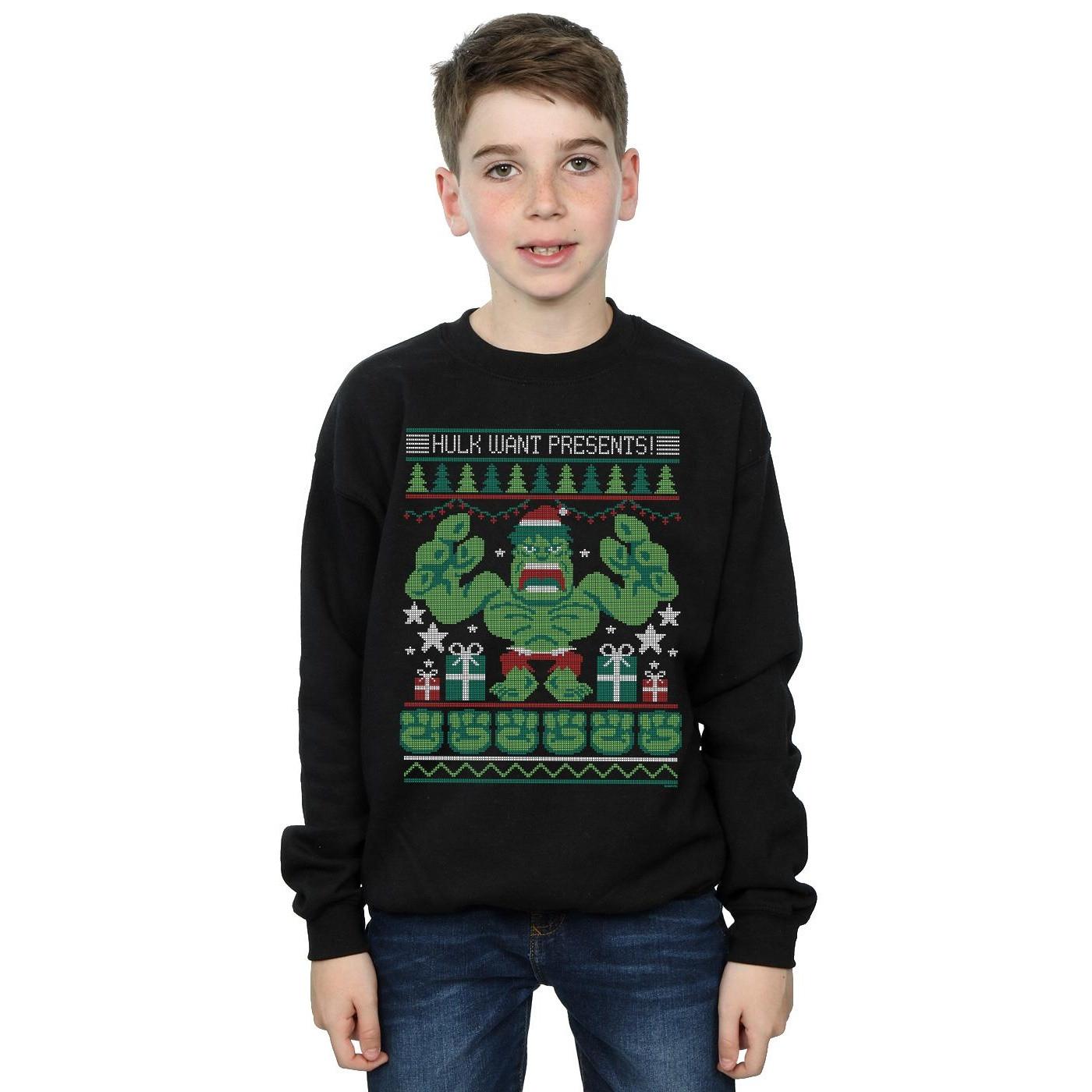 MARVEL Hulk Want Presents Sweatshirt