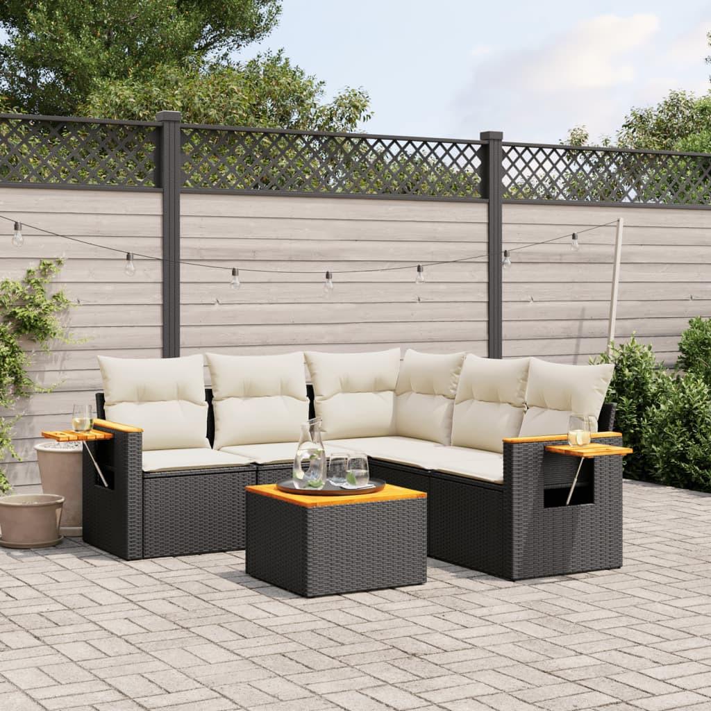 VidaXL Garten sofagarnitur poly-rattan