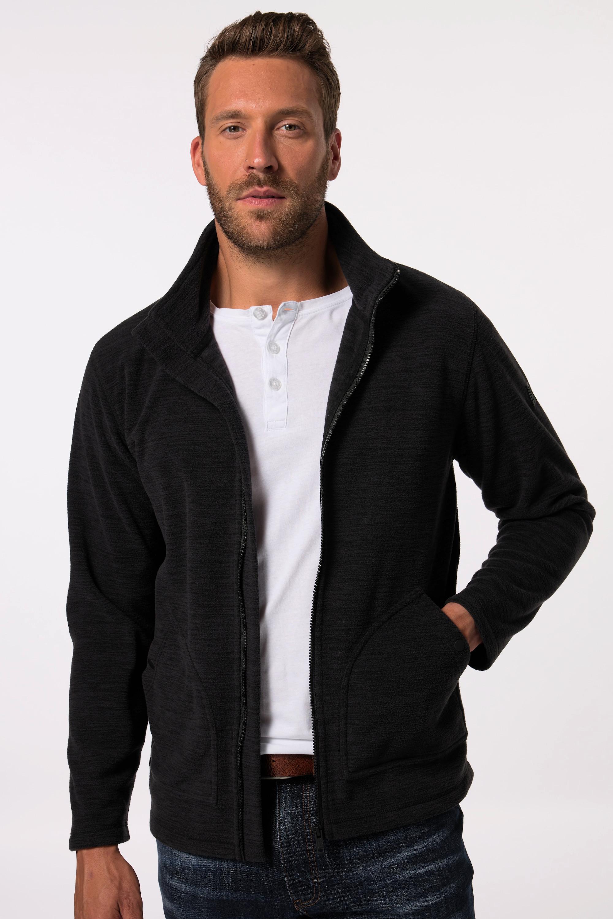 JP1880 Fleecejacke, Stehkragen
