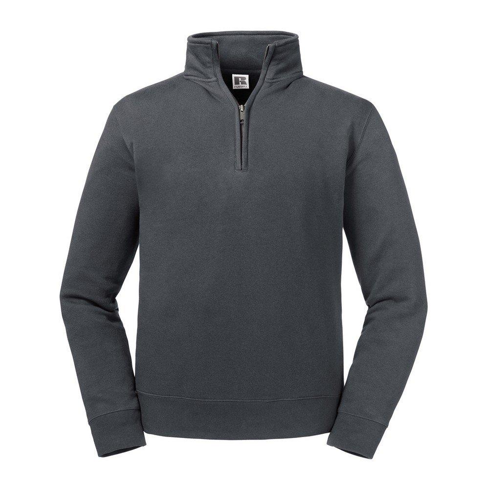 Russell Authentische Zip Neck Sweatshirt