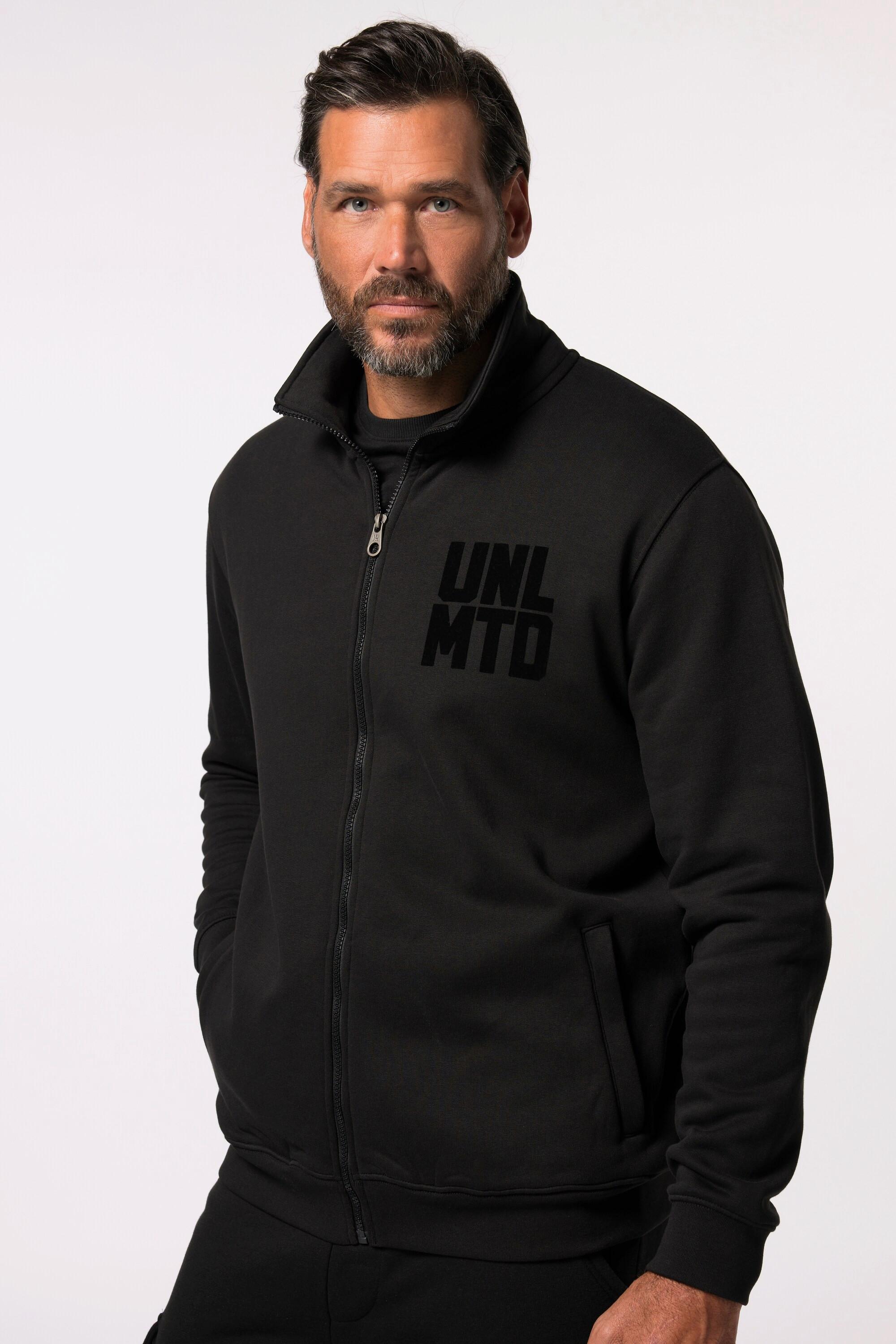 JP1880 Sweatjacke, Fitness, Stehkragen, bis 7 XL