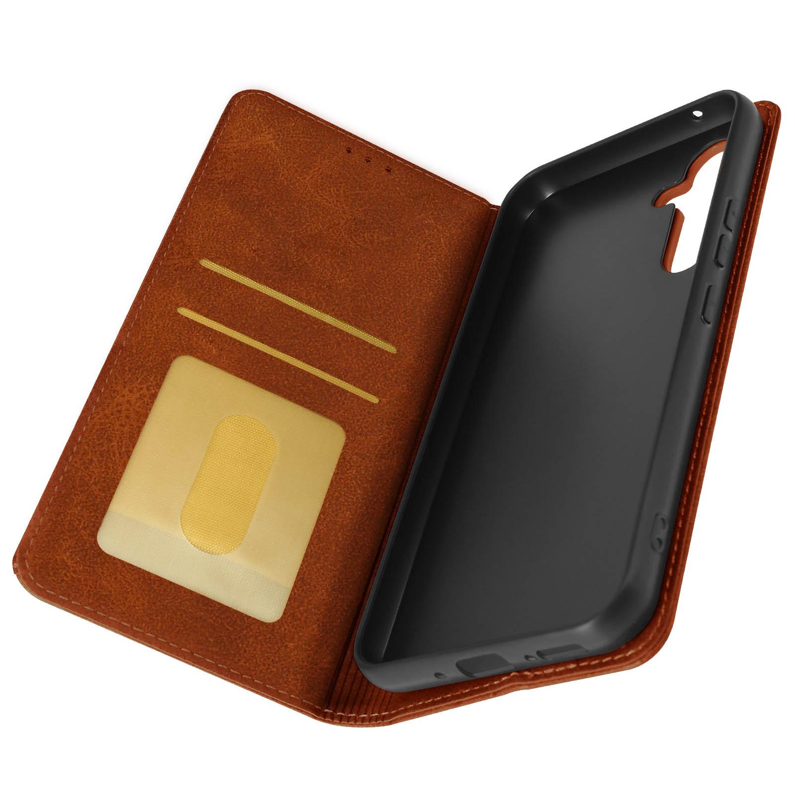 Avizar Samsung Galaxy A54 5G Geo Hülle Braun