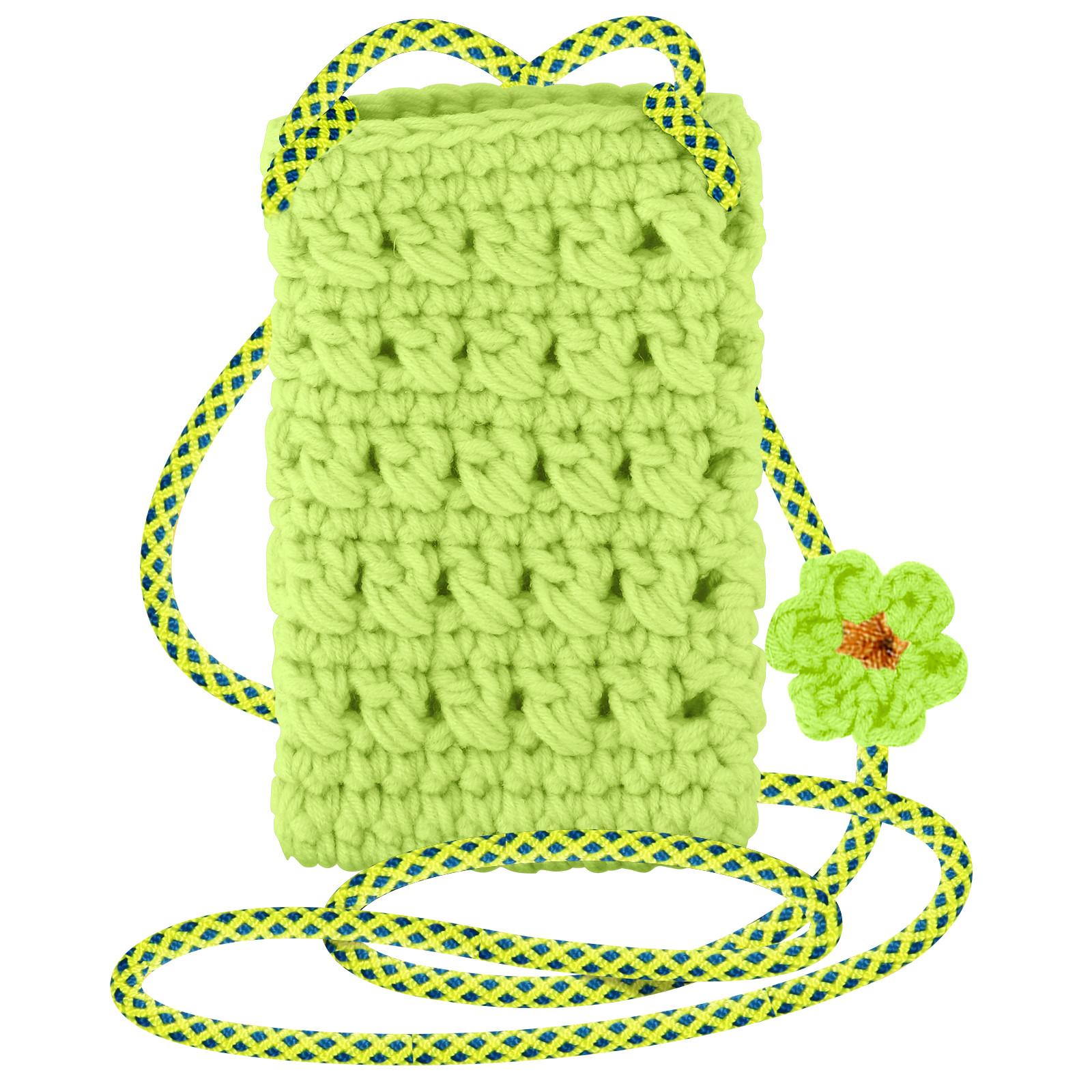 Avizar Handytasche FlowerWeave Serie Hellgrün