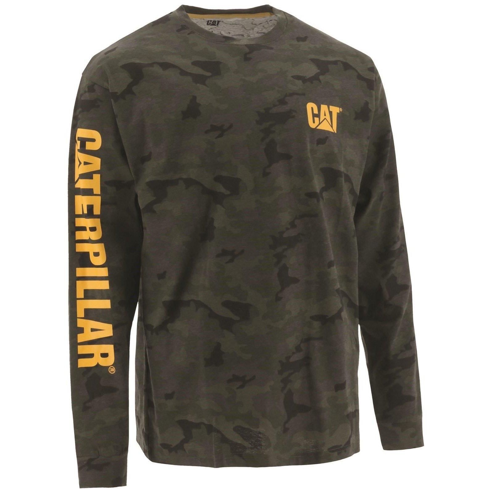 Caterpillar Trademark Banner Langarm T-Shirt