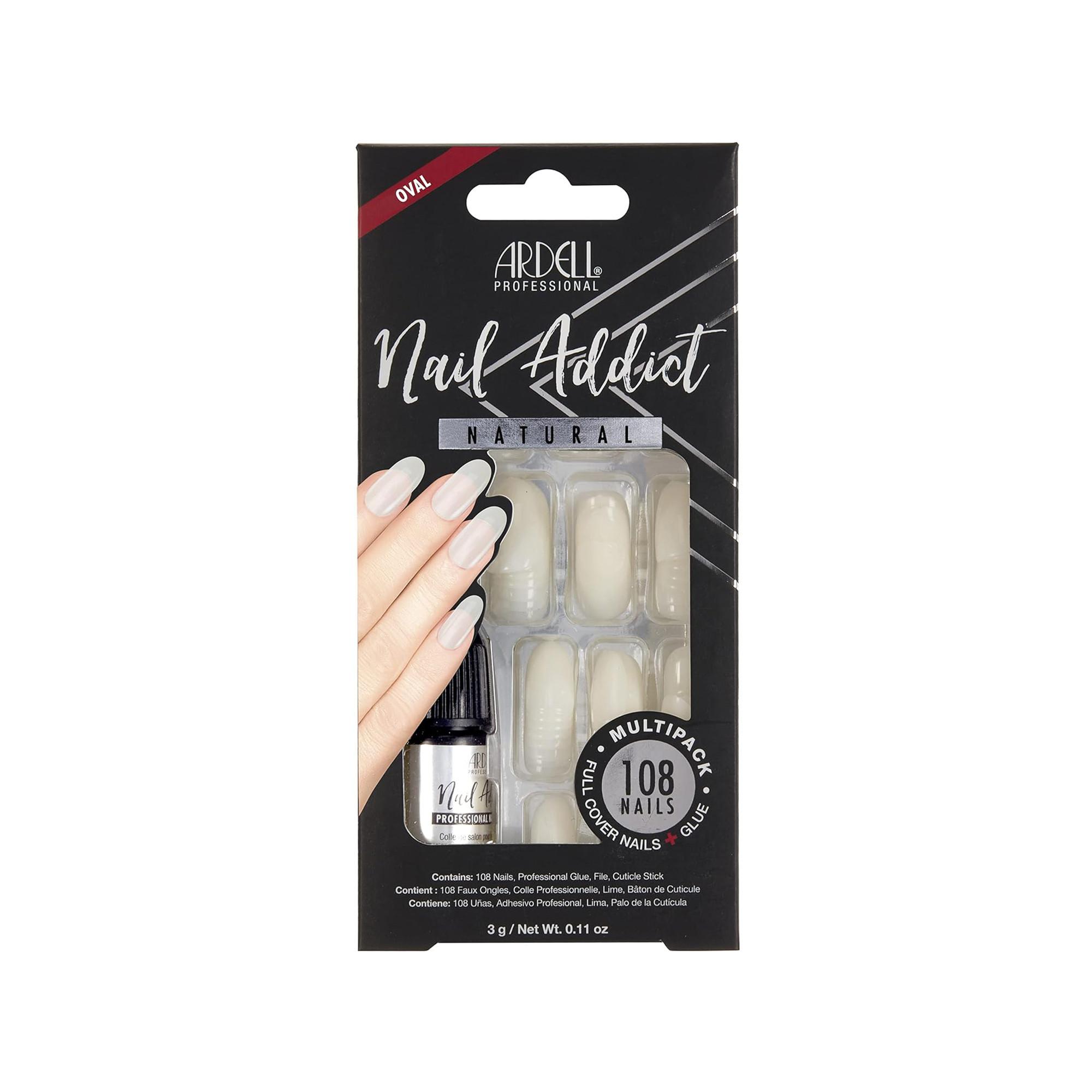 ARDELL Nail Addict Natural Oval Multipack Künstliche Fingernägel
