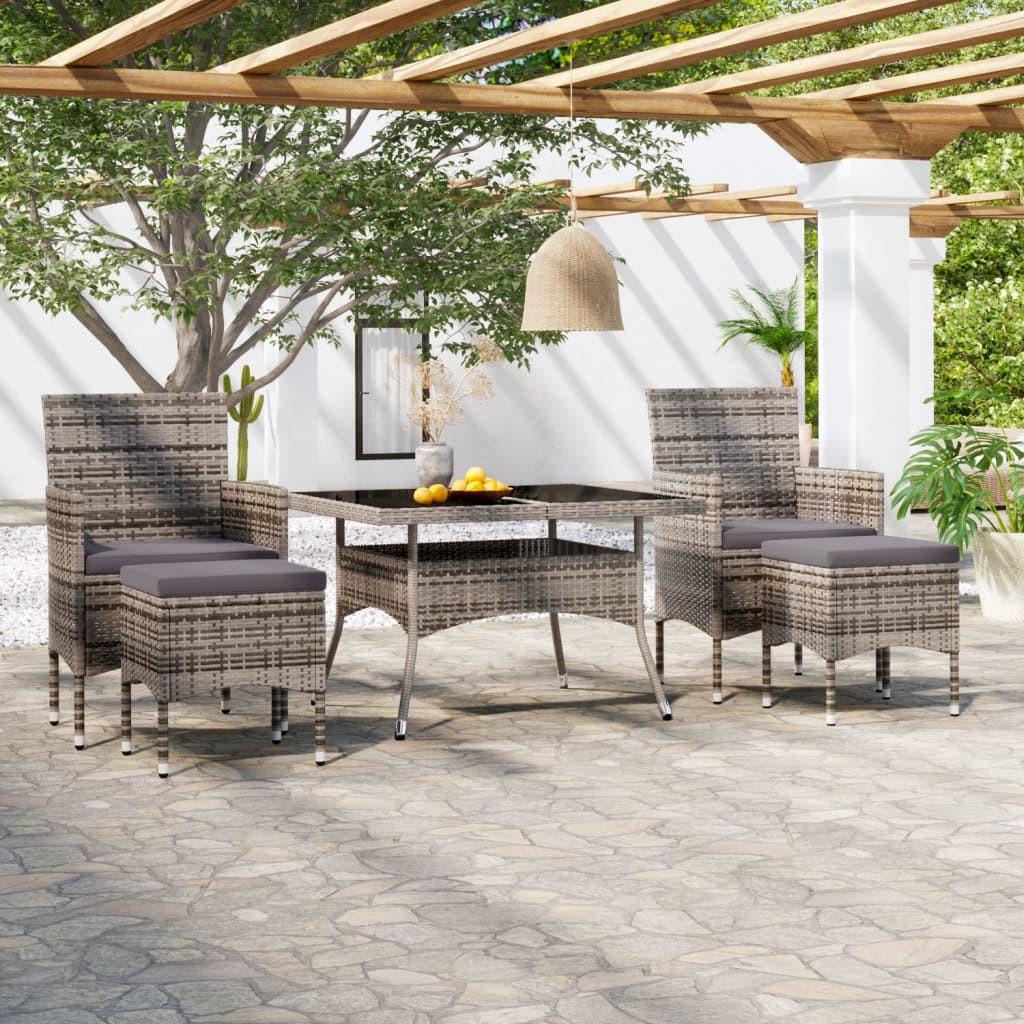 VidaXL Garten-essgruppe poly-rattan