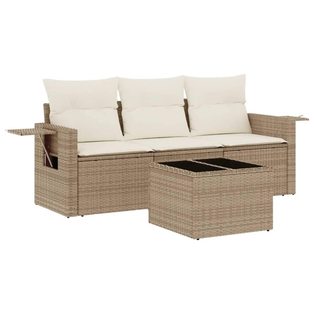 VidaXL Garten sofagarnitur poly-rattan