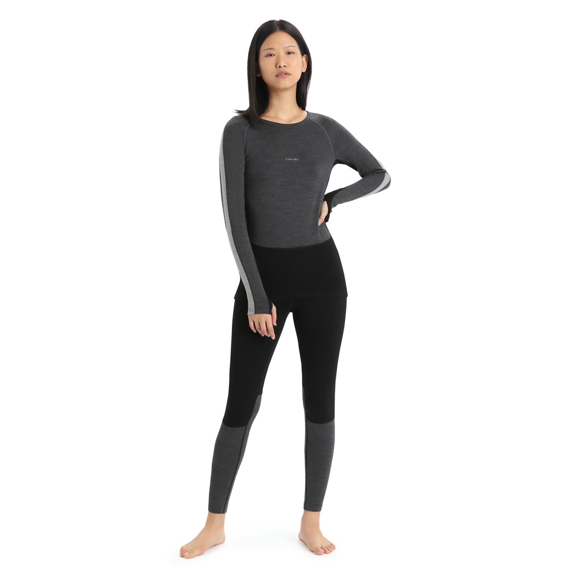 Icebreaker Women Merino 200 ZoneKnit™ LS Crewe Thermoshirt, langarm