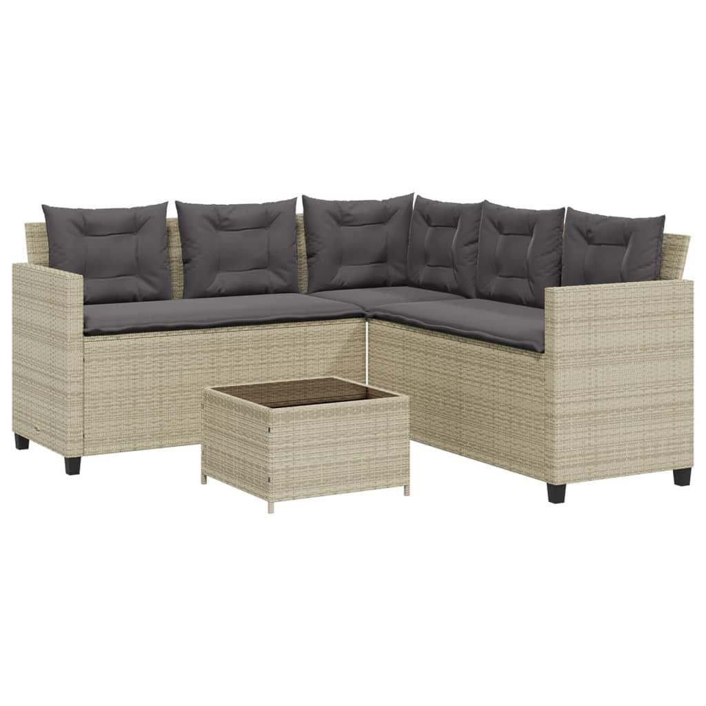 VidaXL Gartensofa poly-rattan