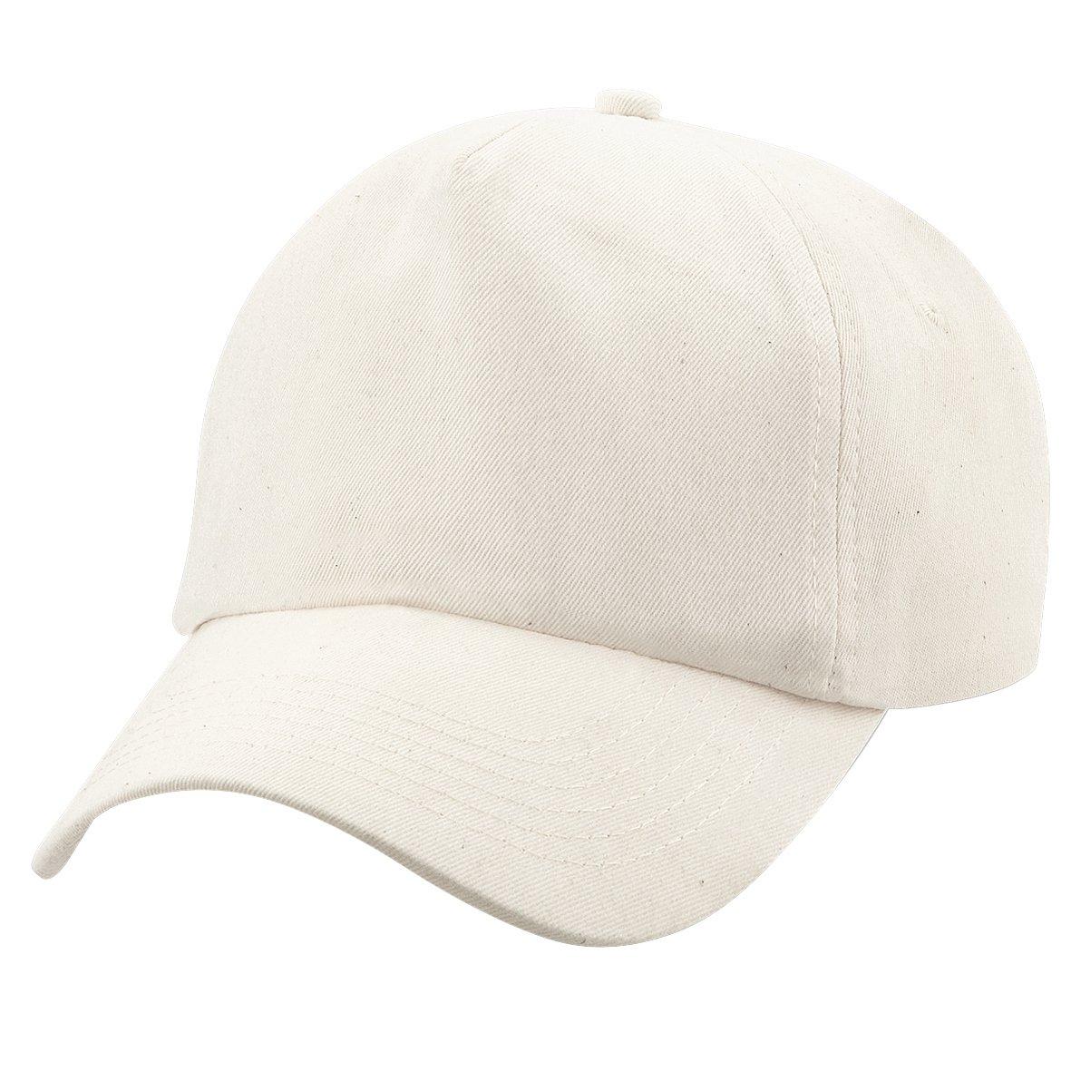 Beechfield Baseballkappe mit 5 Paneelen (2 StückPackung)
